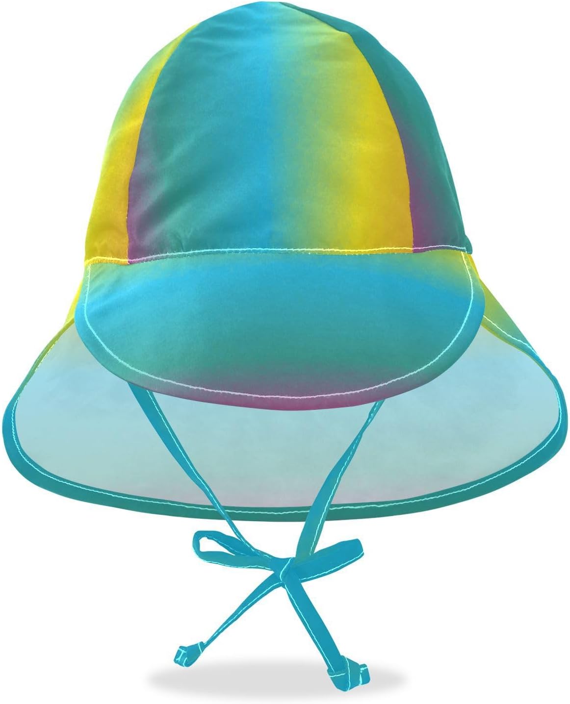Adjustable Pink Gradient Toddler Sun Hat