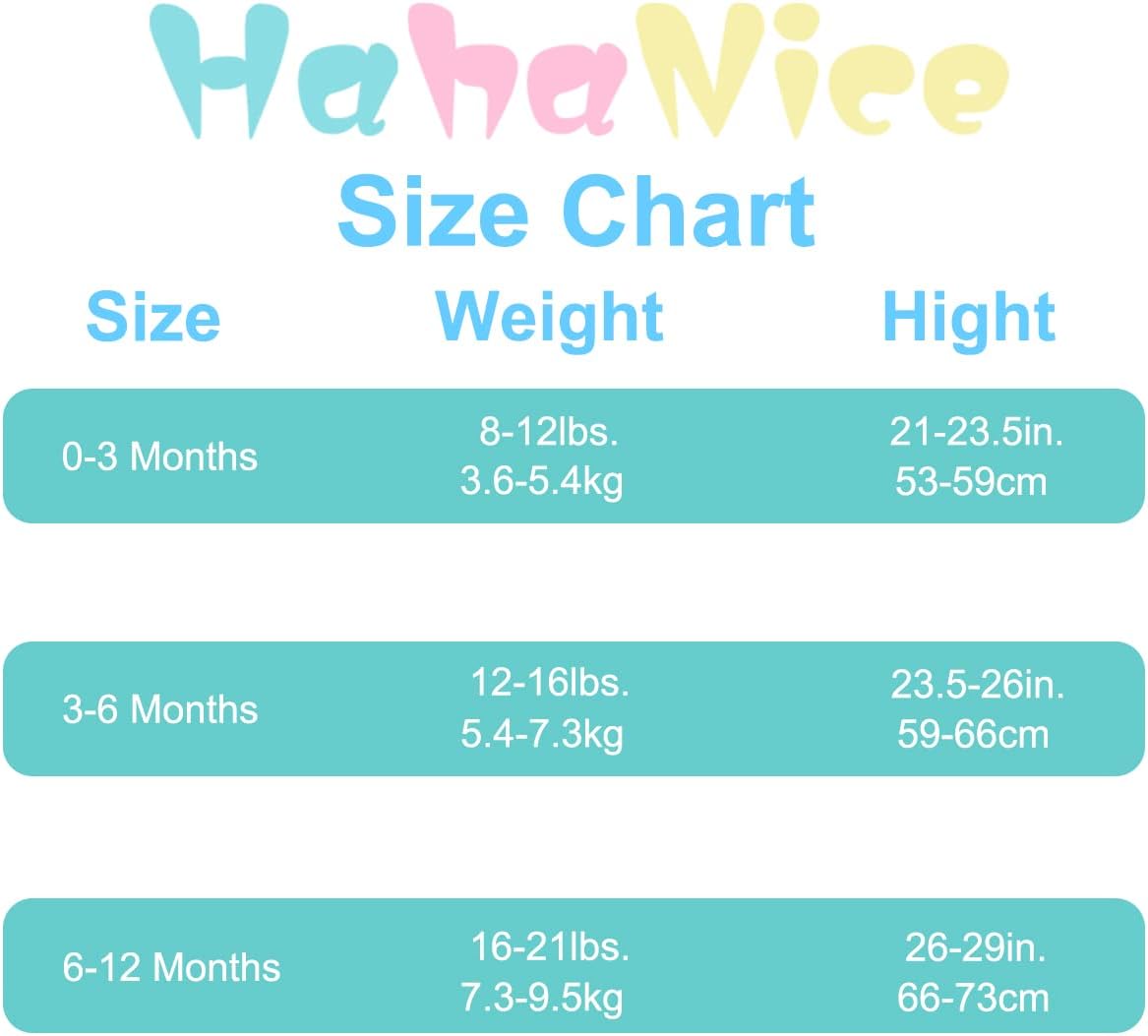 HahaNice - Baby Footed Pants for Newborns and Kids