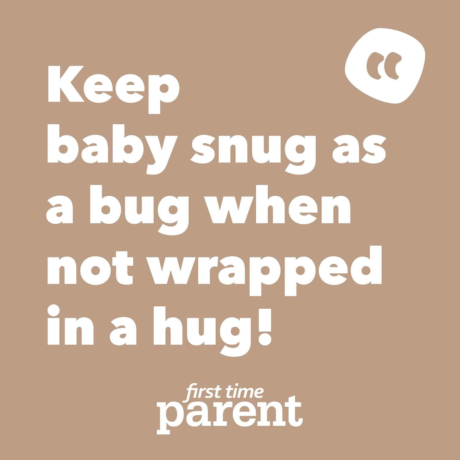 Cuddle Sack for Babies - Brown