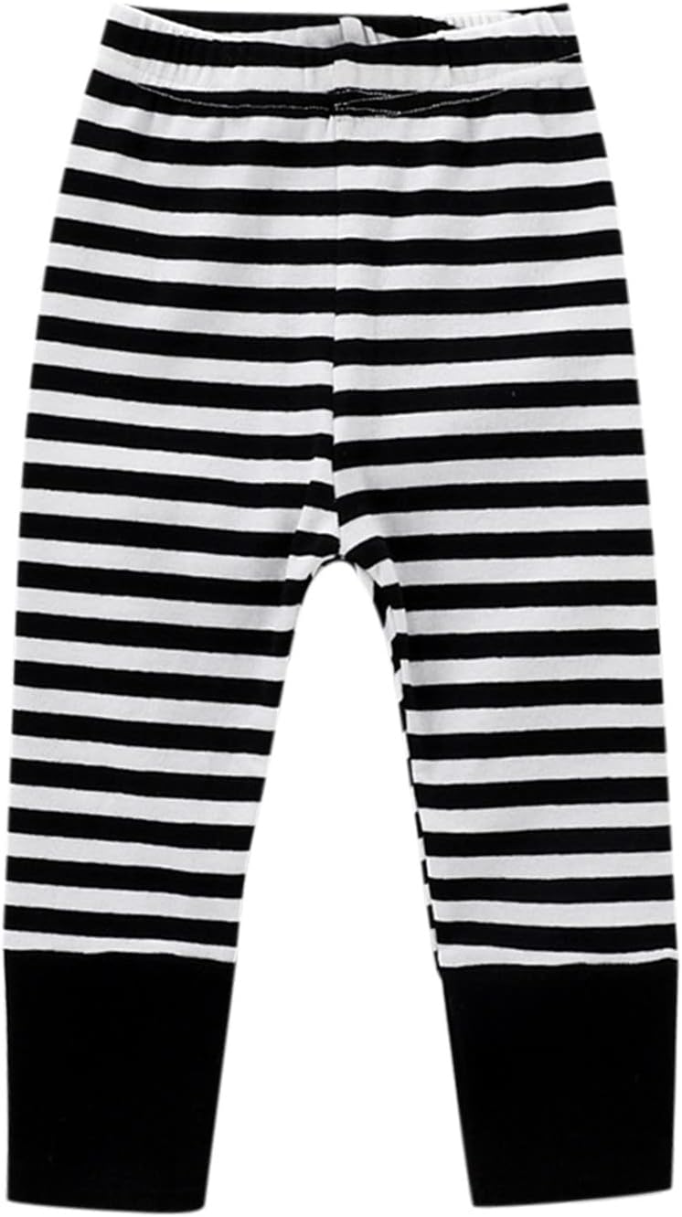 Striped Patchwork crawled boys girls legging