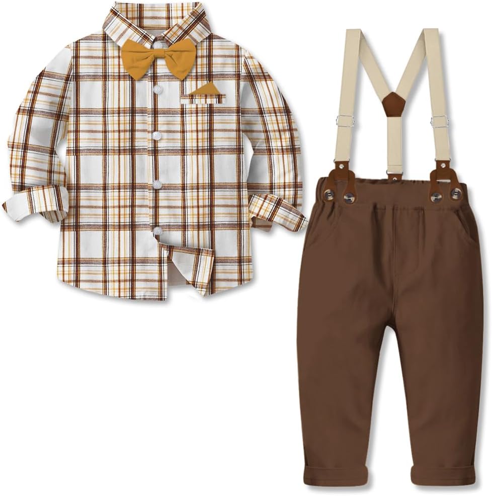 SANGTREEGentleman Outfits Set for Babies 3-6 Months
