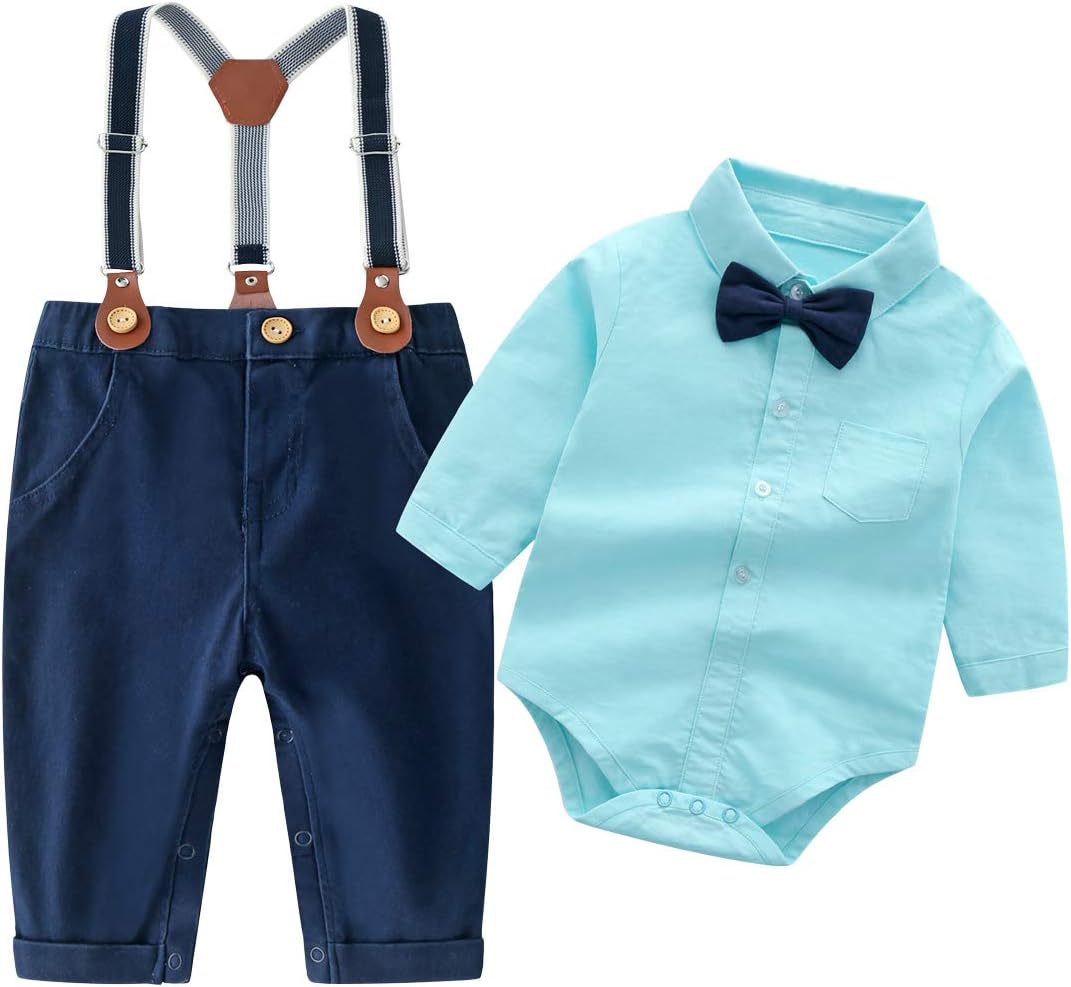 Perfect Gentleman Outfit for Baby Boys Long Sleeve Shirts More