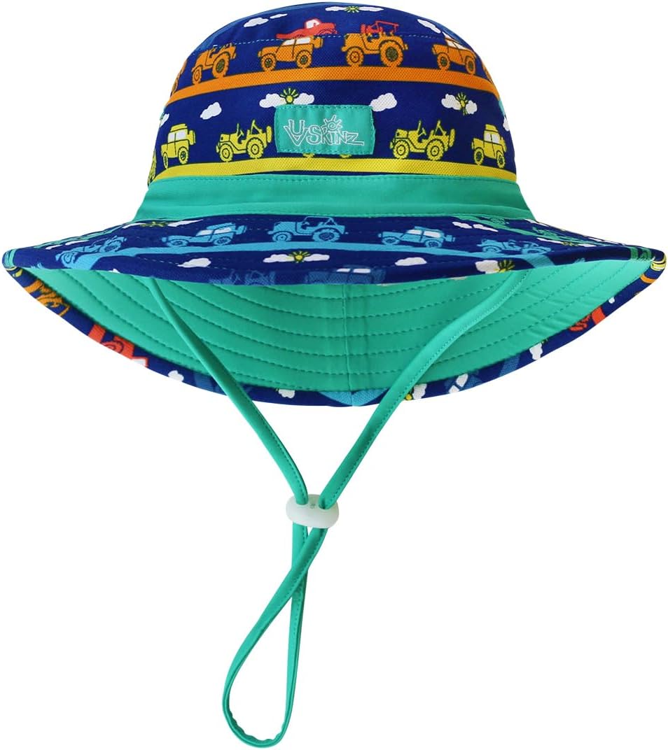 UV SKINZ UPF 50 Swim Hat for Baby Boys - Protection Fun