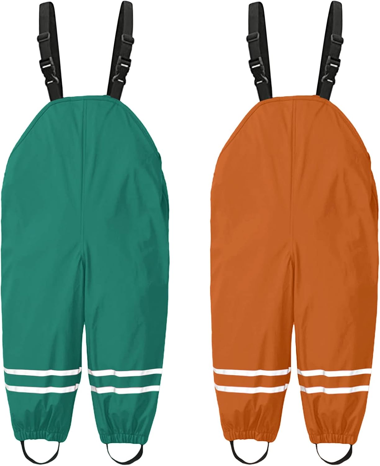 Waterproof weatherProof rain Pants Style for Toddlers Boys and Girls