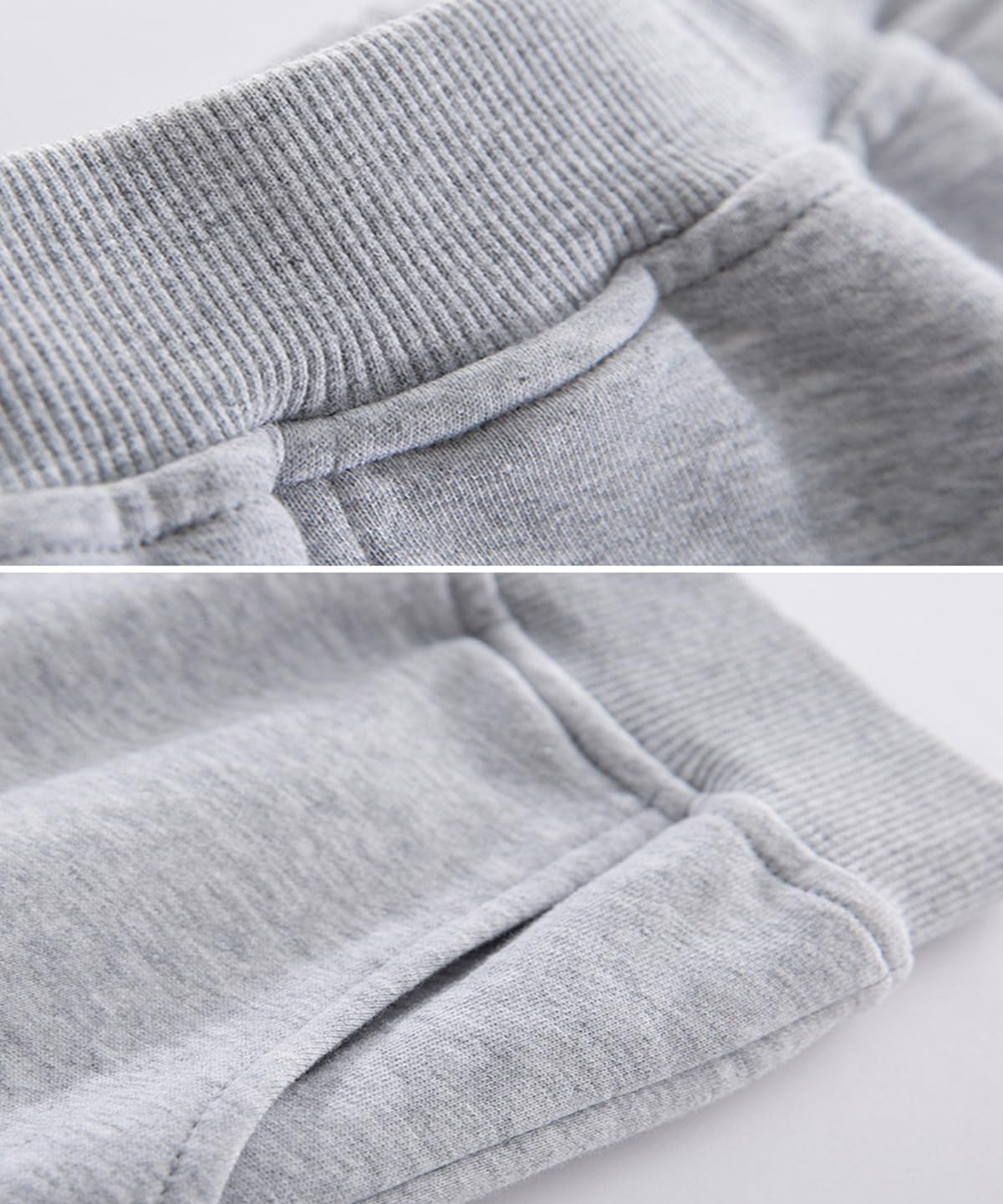 GFQLONG Toddler Boys 2-Pack Cotton Active Jogger Sweatpants