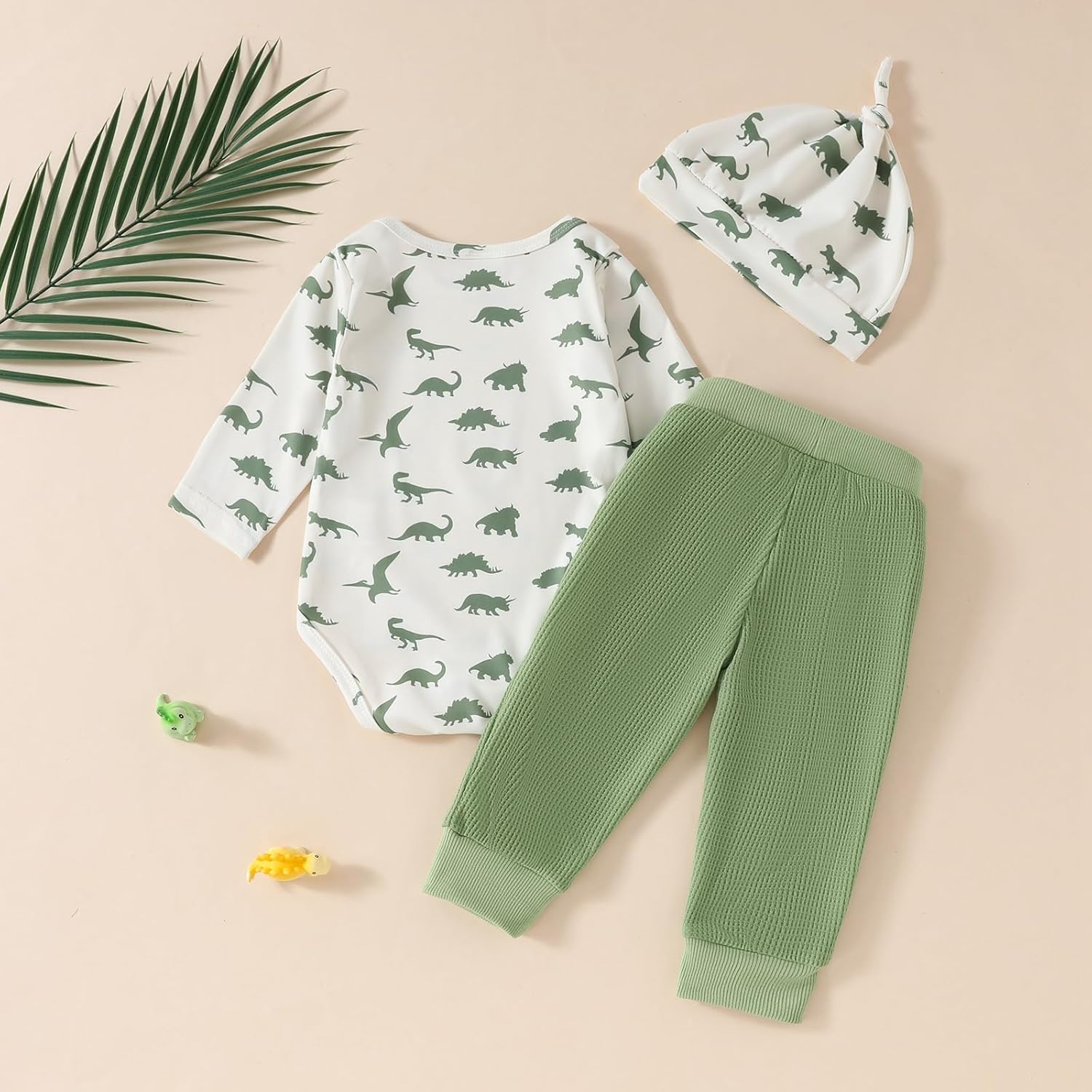Dinosaur Print Fall Baby Boys Set