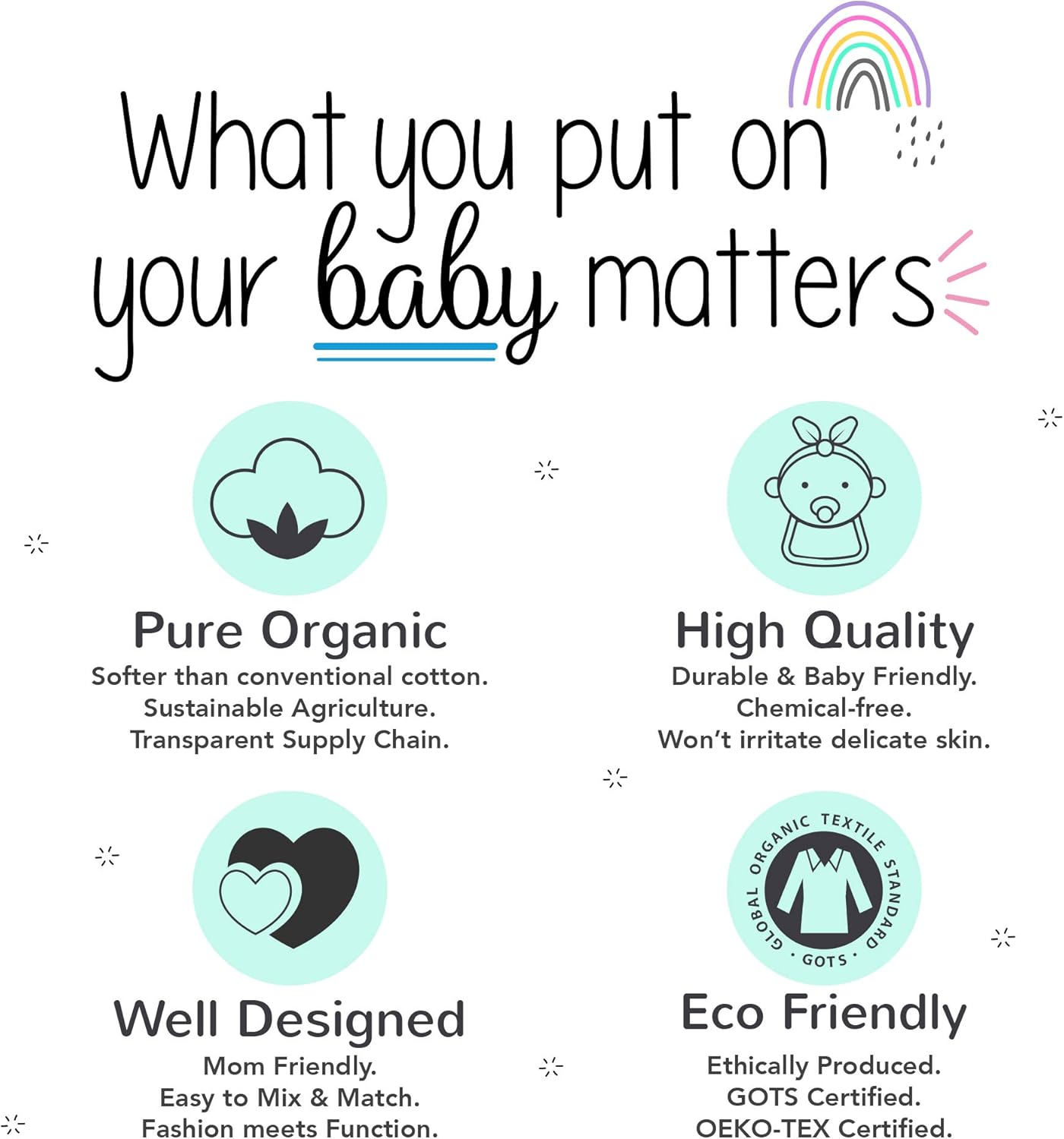 Perfect Organic Pull-On Joggers for Baby