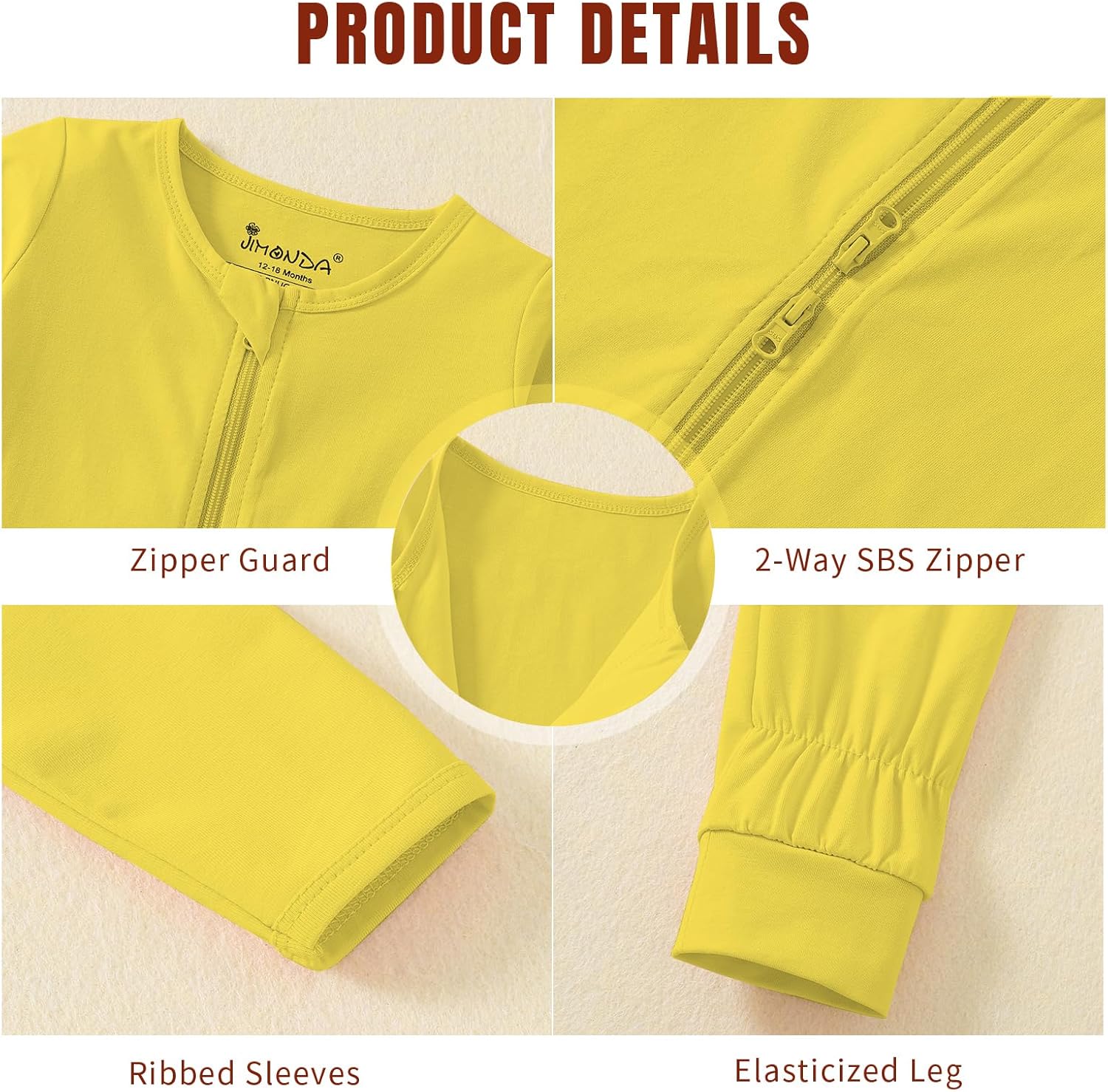 Snug Cozy Jimonda Baby Sleeper Rompers 0-24 Months