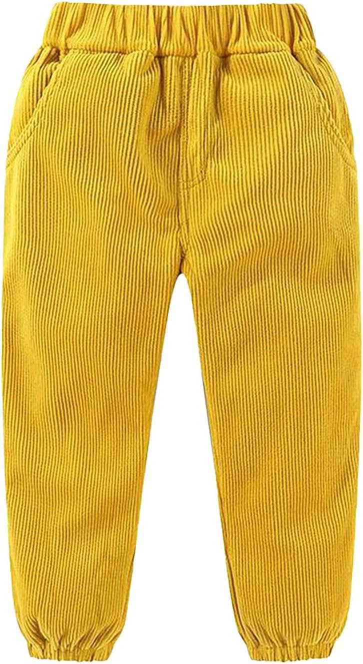 Cotton Solid Corduroy Pants for Babies