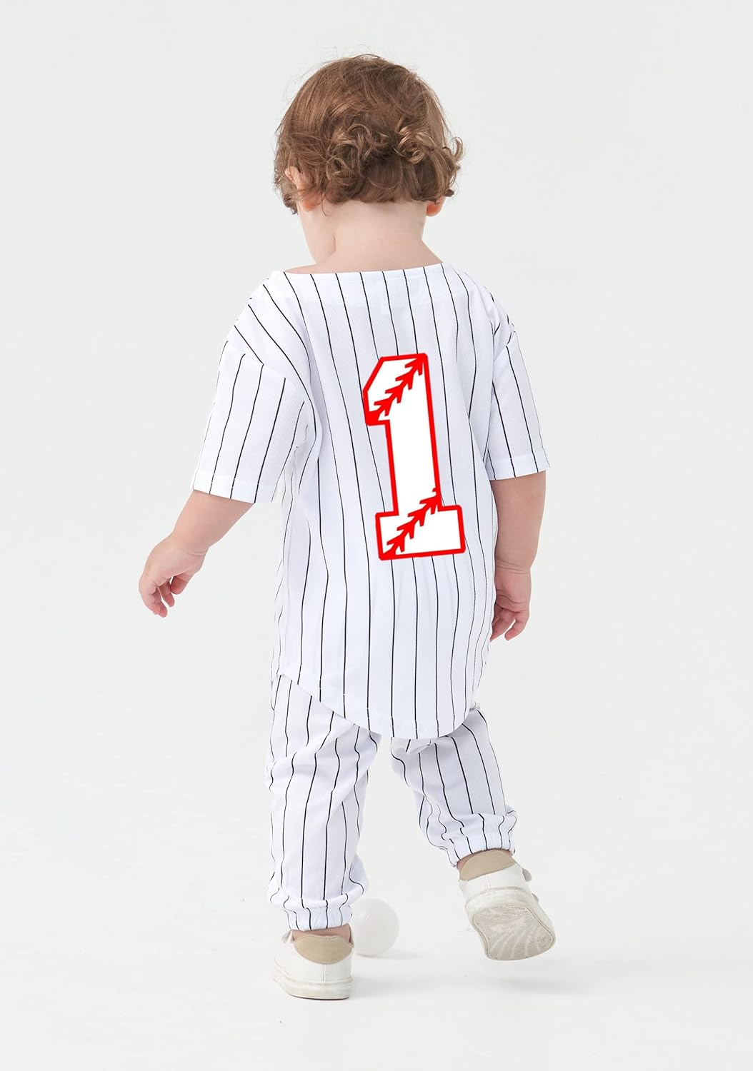 Happy Birthday to Little Baseball Stars - 1-4 Year Toddler Shirts Pants Set