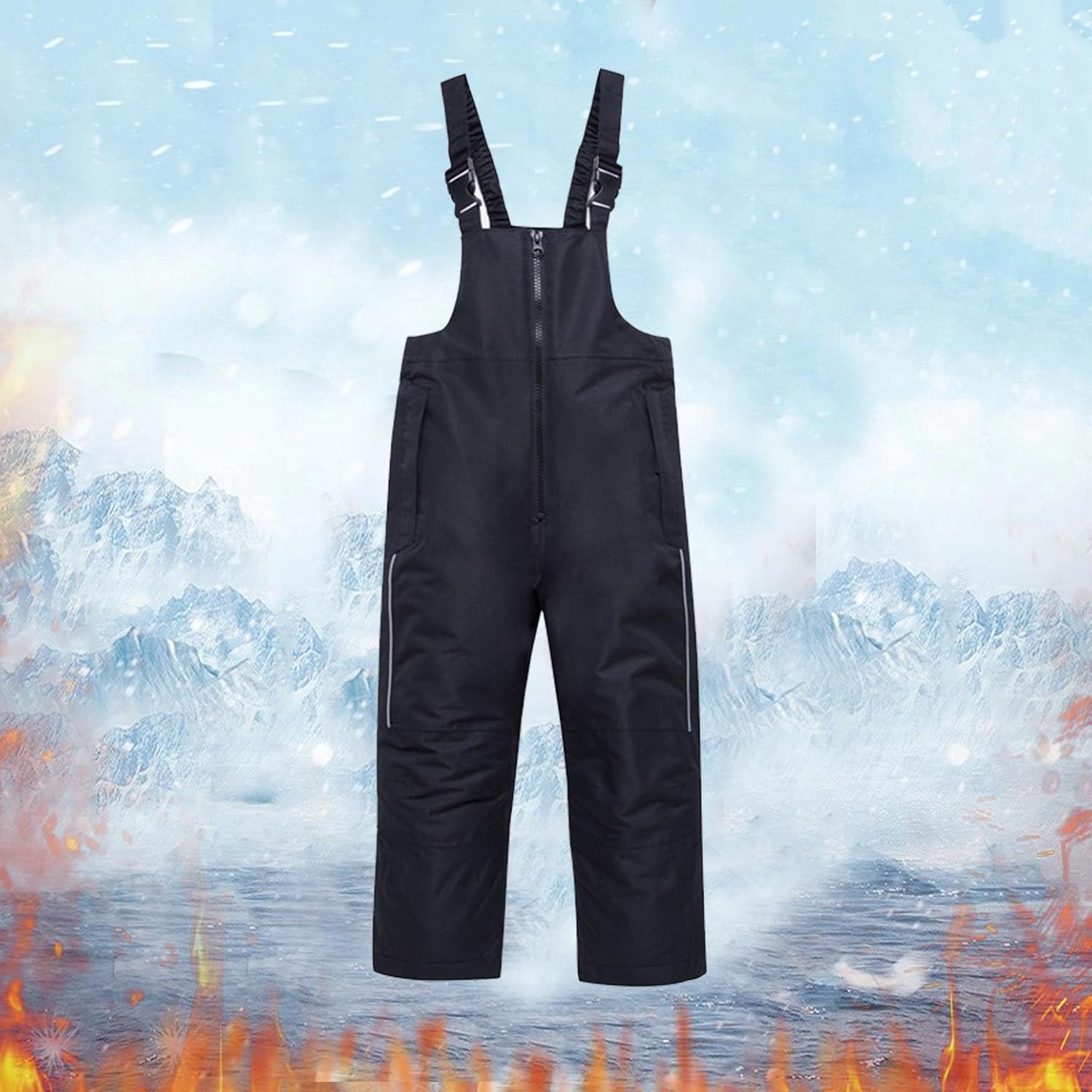 Little Boys Outdoor Warm Ski Pants