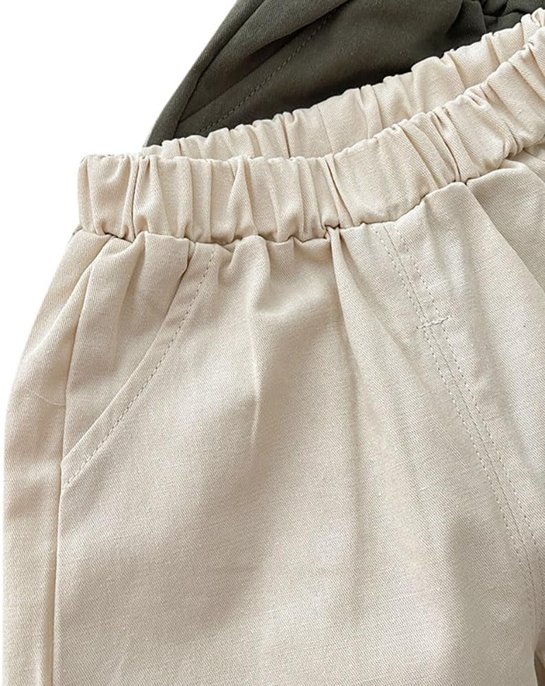 Hwafan Toddler Boys Pants Khaki 1T