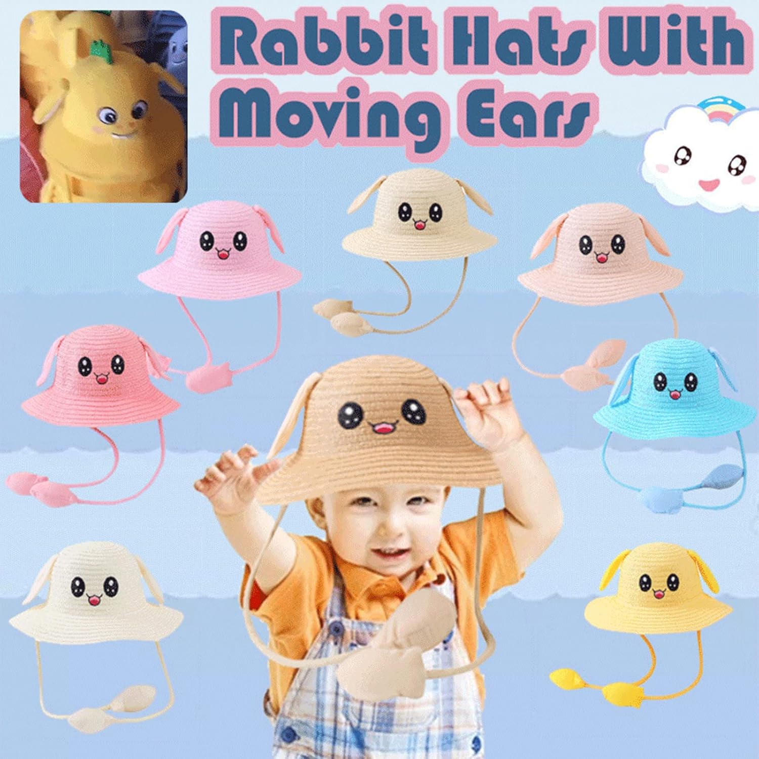 Lightweight Ears Bag with Moving Air for Kids