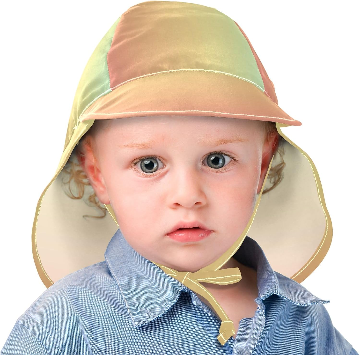 Mind theSun RPLIFE Kids Rainbow Glitter Adjustable Hat Stay-put UV Protection