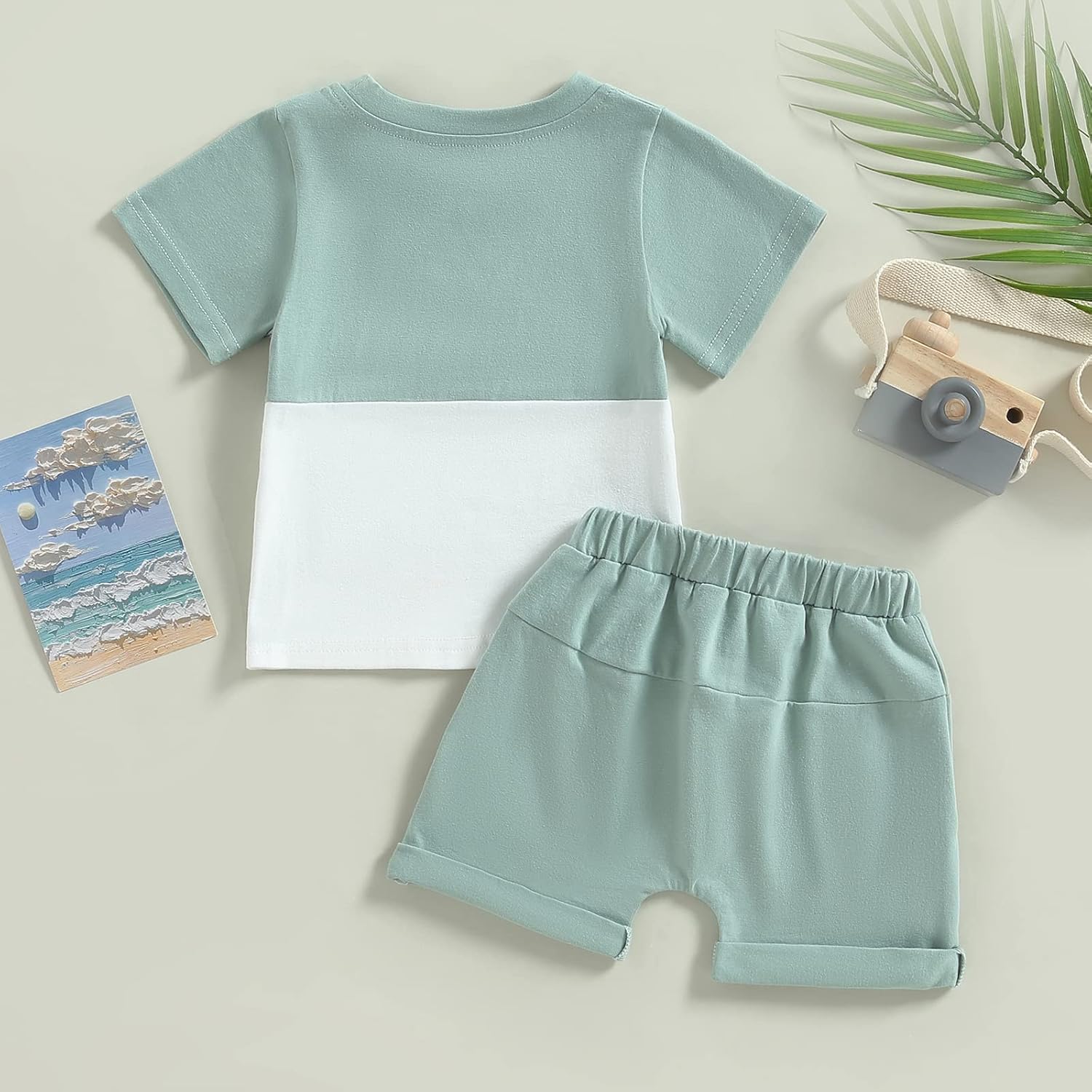 Arvbitana Summer Unisex Toddler Boy Girl Outfit Set