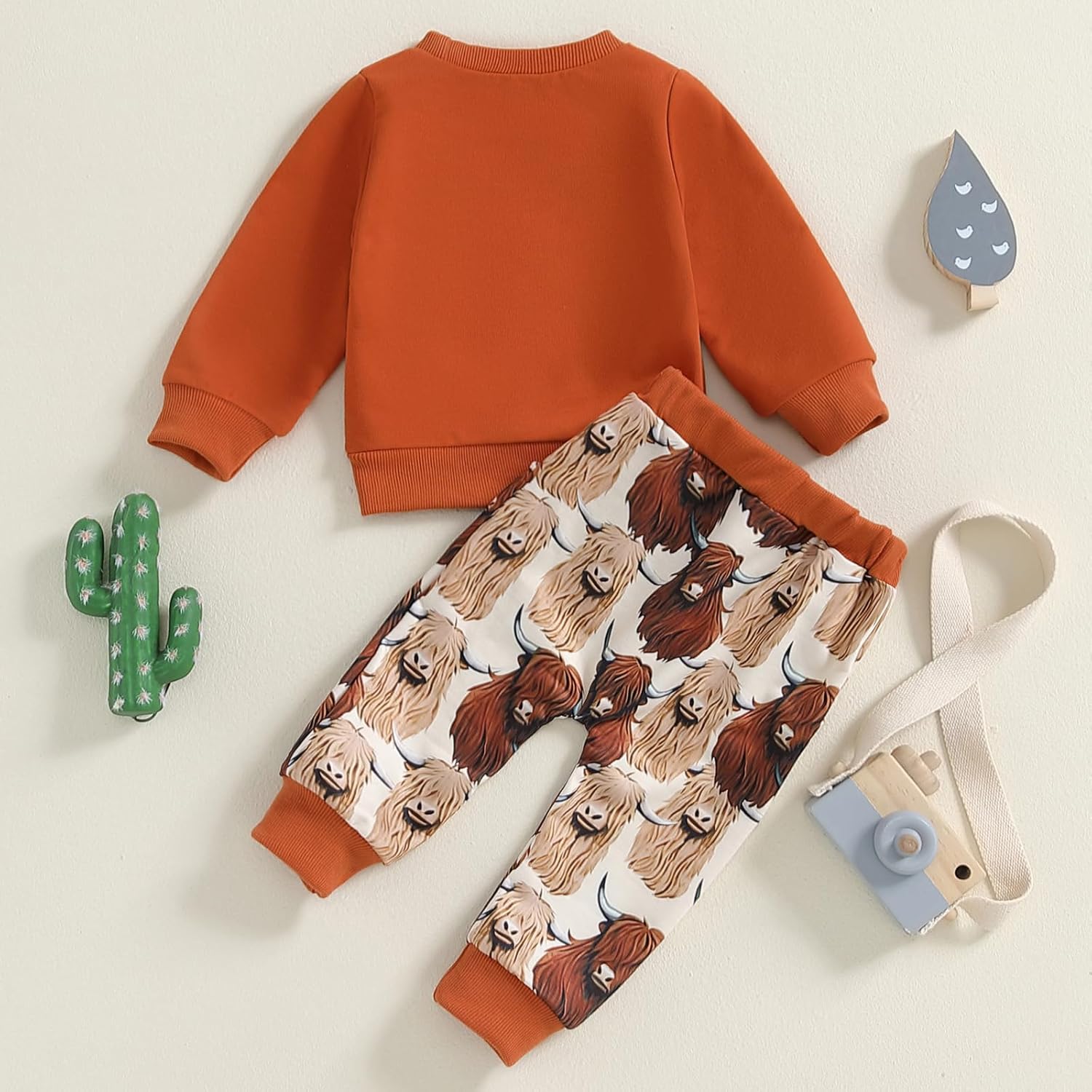 Omkzanbi Little Cowboy Outfit for Toddler
