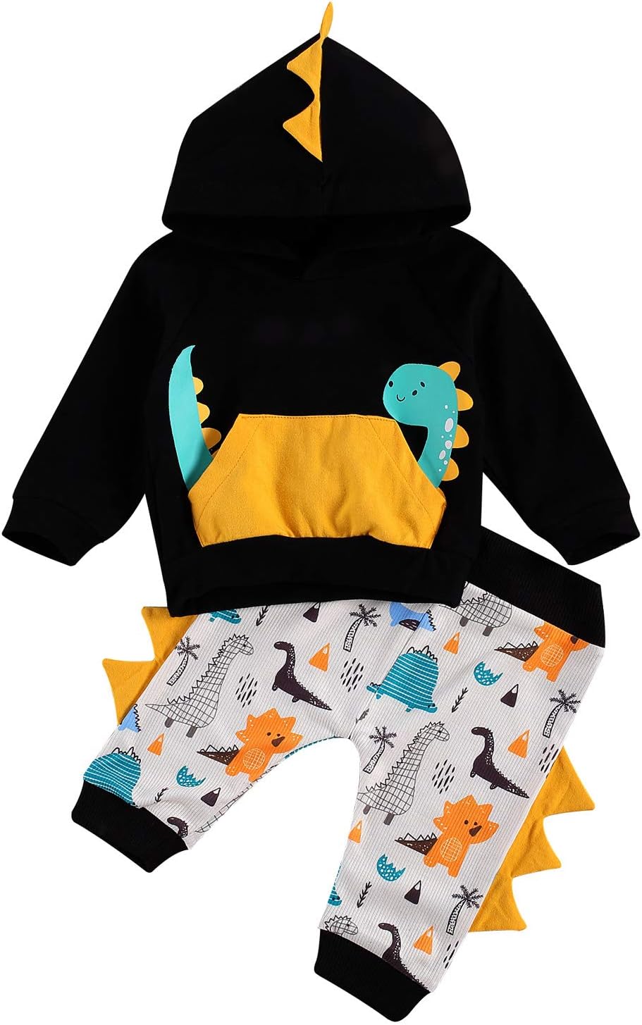 Rainbow Leopard Baby Boy Girl Outfit 2pc Set