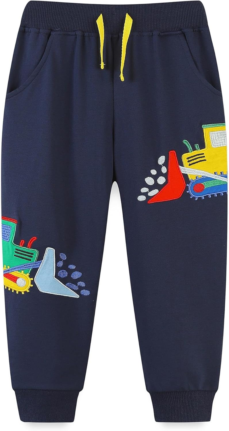 Dinosaur Print Jogger Pants for Babies