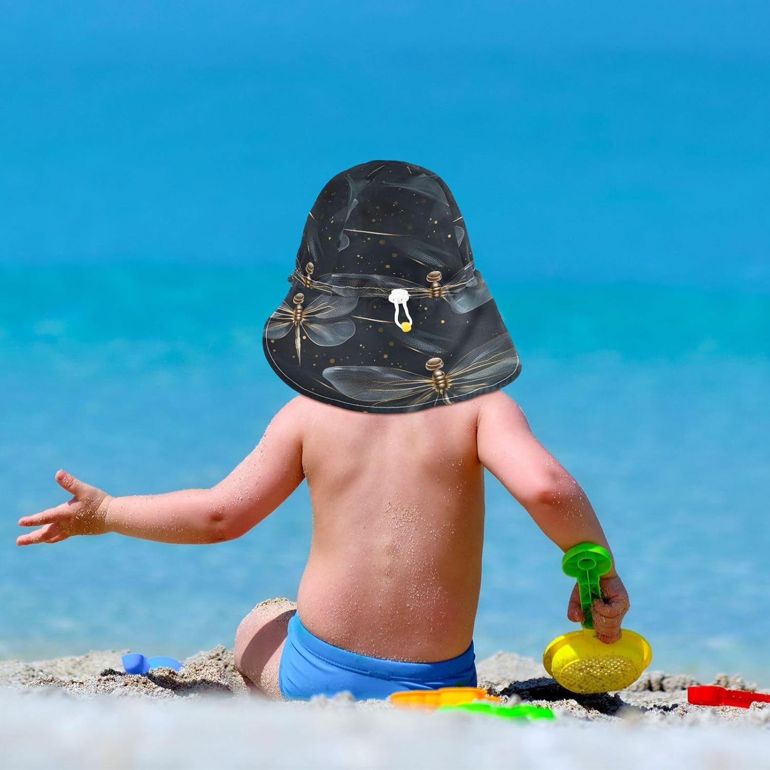 J JOYSAY Dragonflies Toddler Sun Hat UPF 50