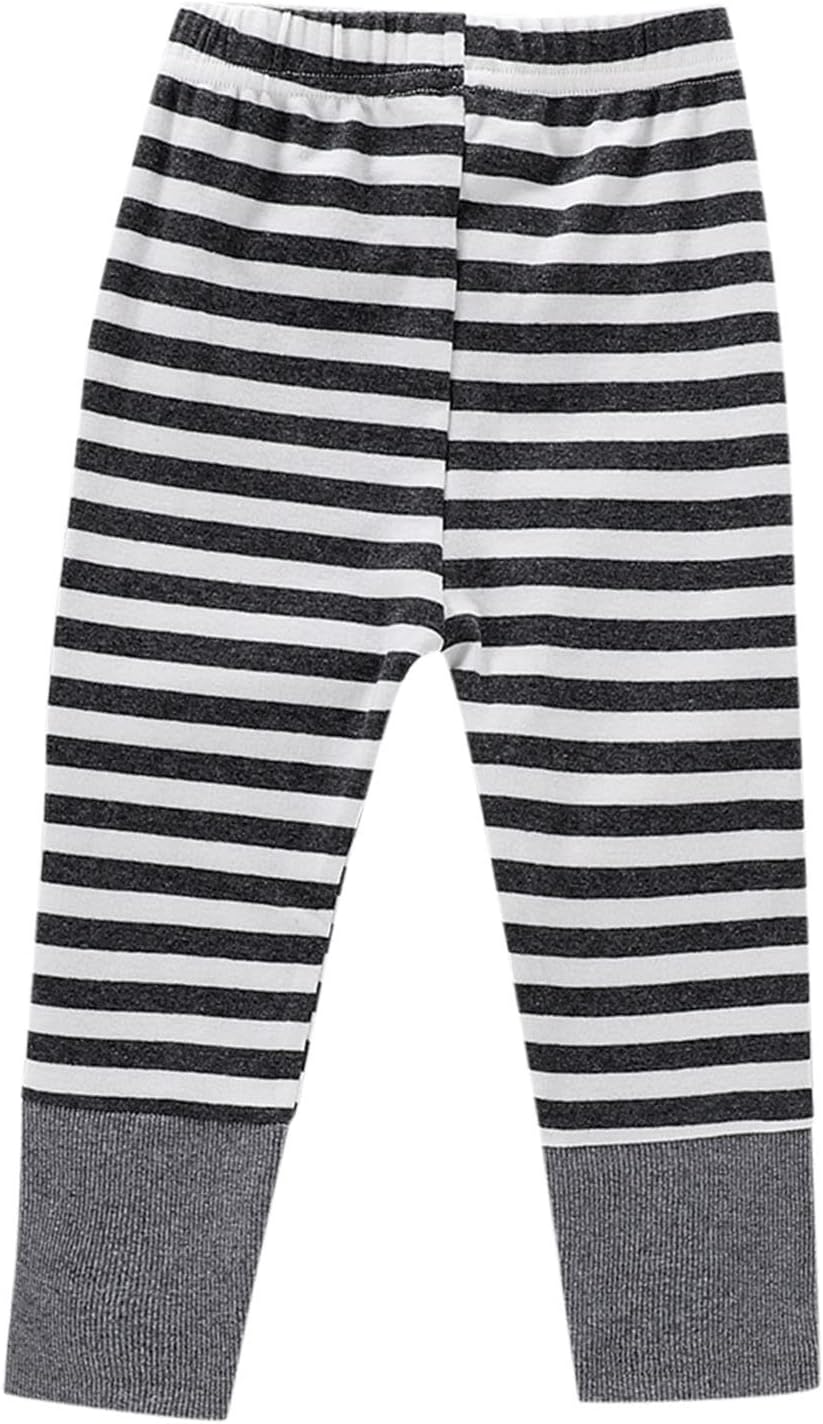 Infant Newborn Baby Striped Patchwork Pants for Boys Girls