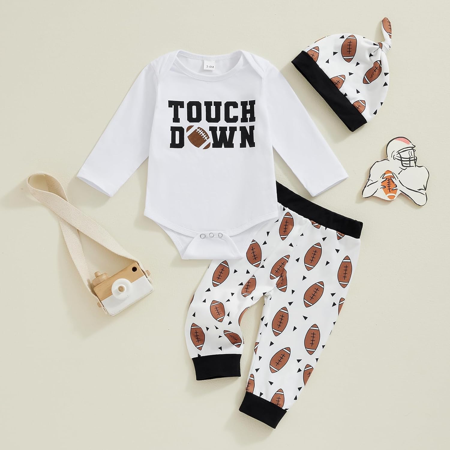 Perfect Romper Sweatpants Set for Newborn Boys