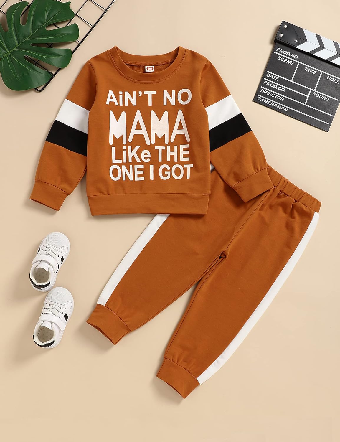 TUEMOS Toddler Boy Clothes Sweatsuits Relaxed Cozy