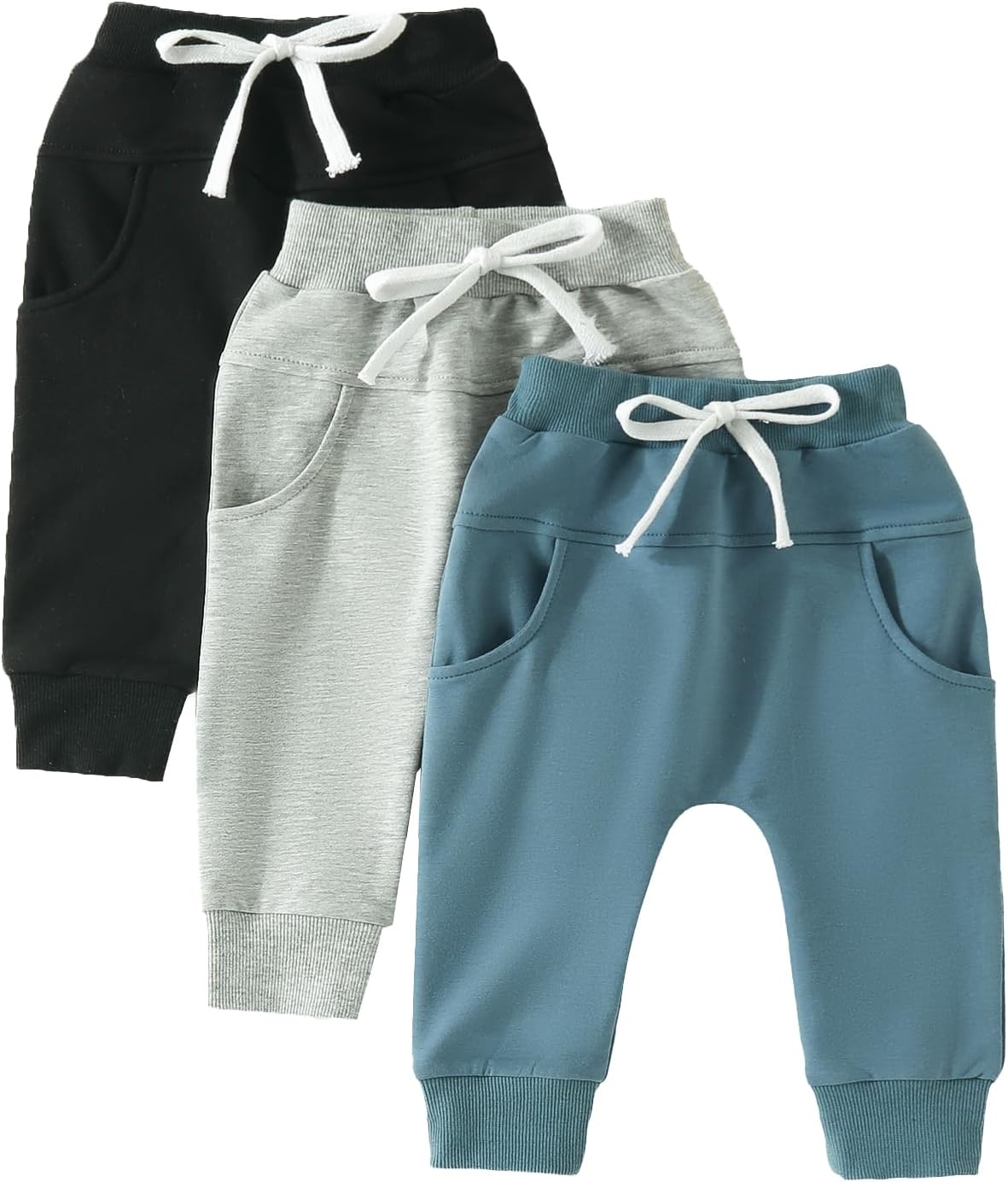Emmababy 3Pcs Toddler Joggers Set
