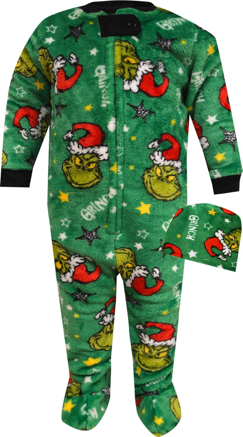 Dr Seuss Grinch Christmas Blanket for Babies Toddlers