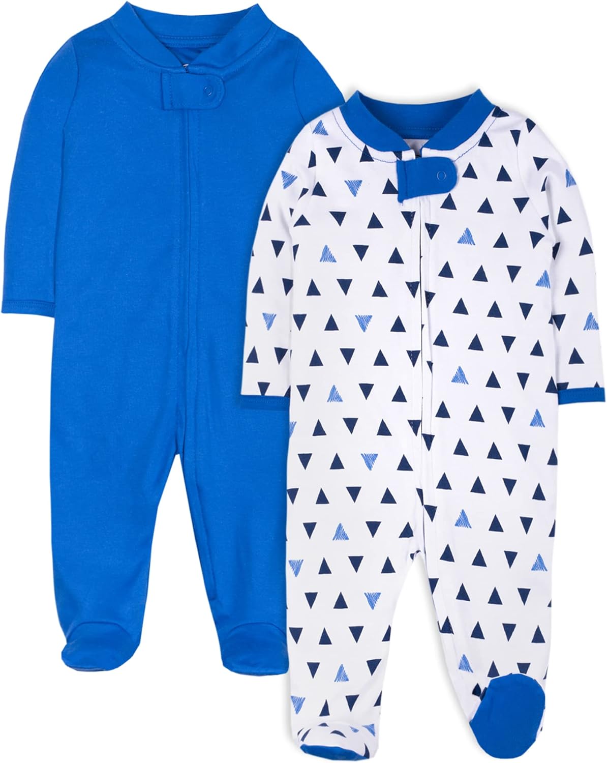 Pure Organic Cotton Zipper Closure Sleepwear for Baby Boys