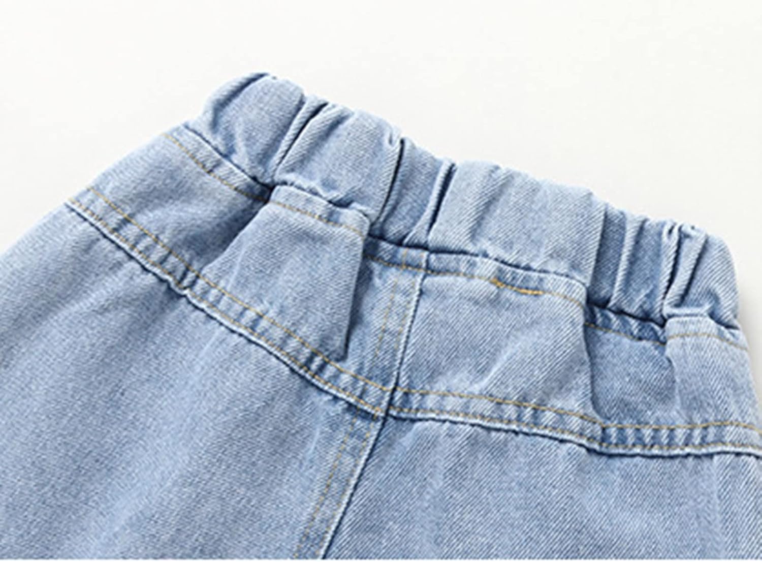 Light Blue Patchwork Pajama Pants for Newborn Boys