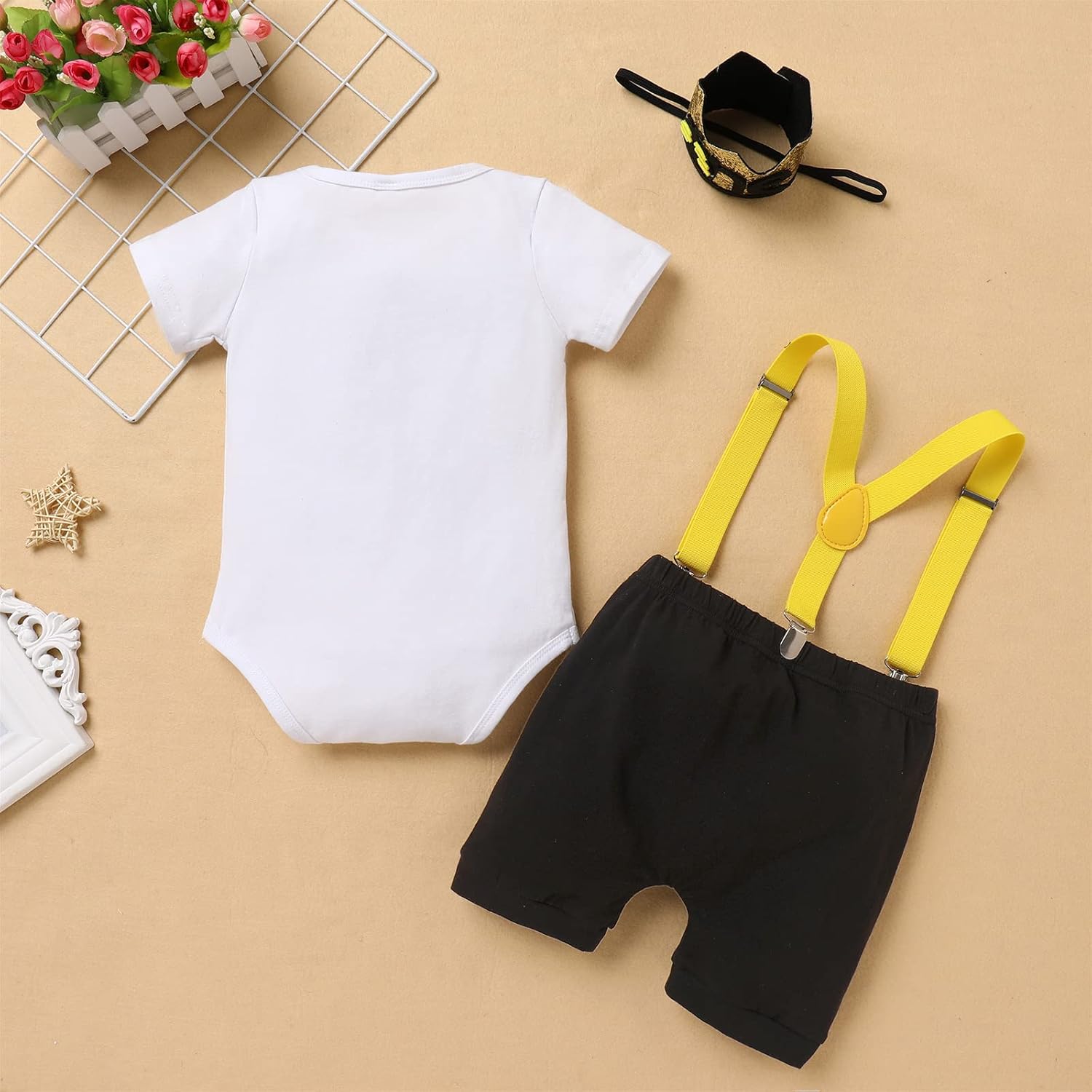 Bee Day Toddler Romper Set