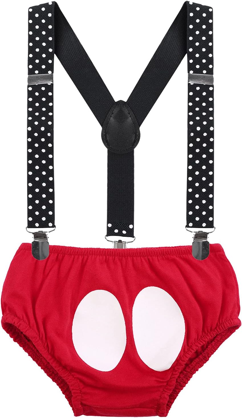 IBTOM CASTLE - 4-Piece Half-Birthday Cakes Outfit Set for Infants