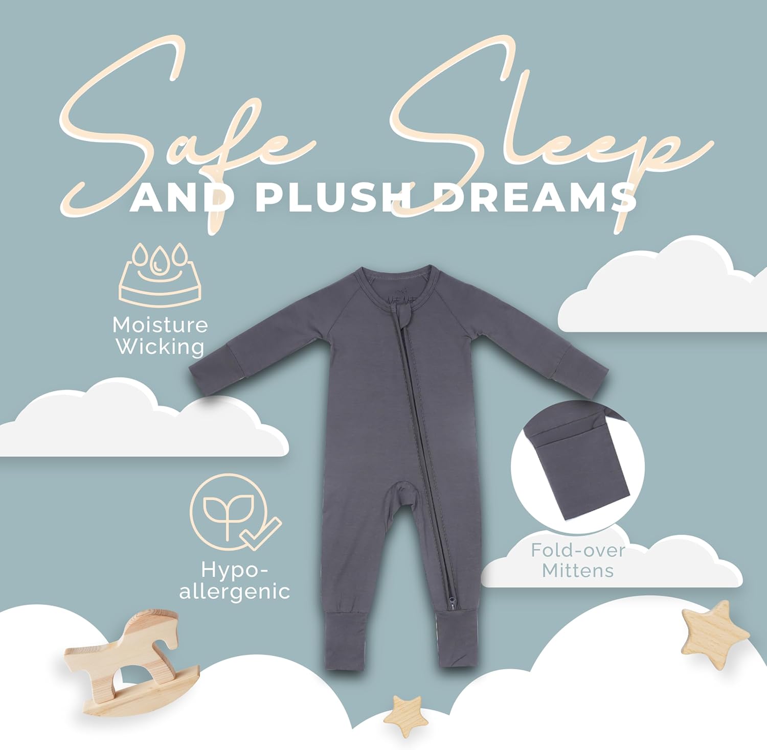 Nyte Nyte Baby Sleepers Cozy for 12-18 Months