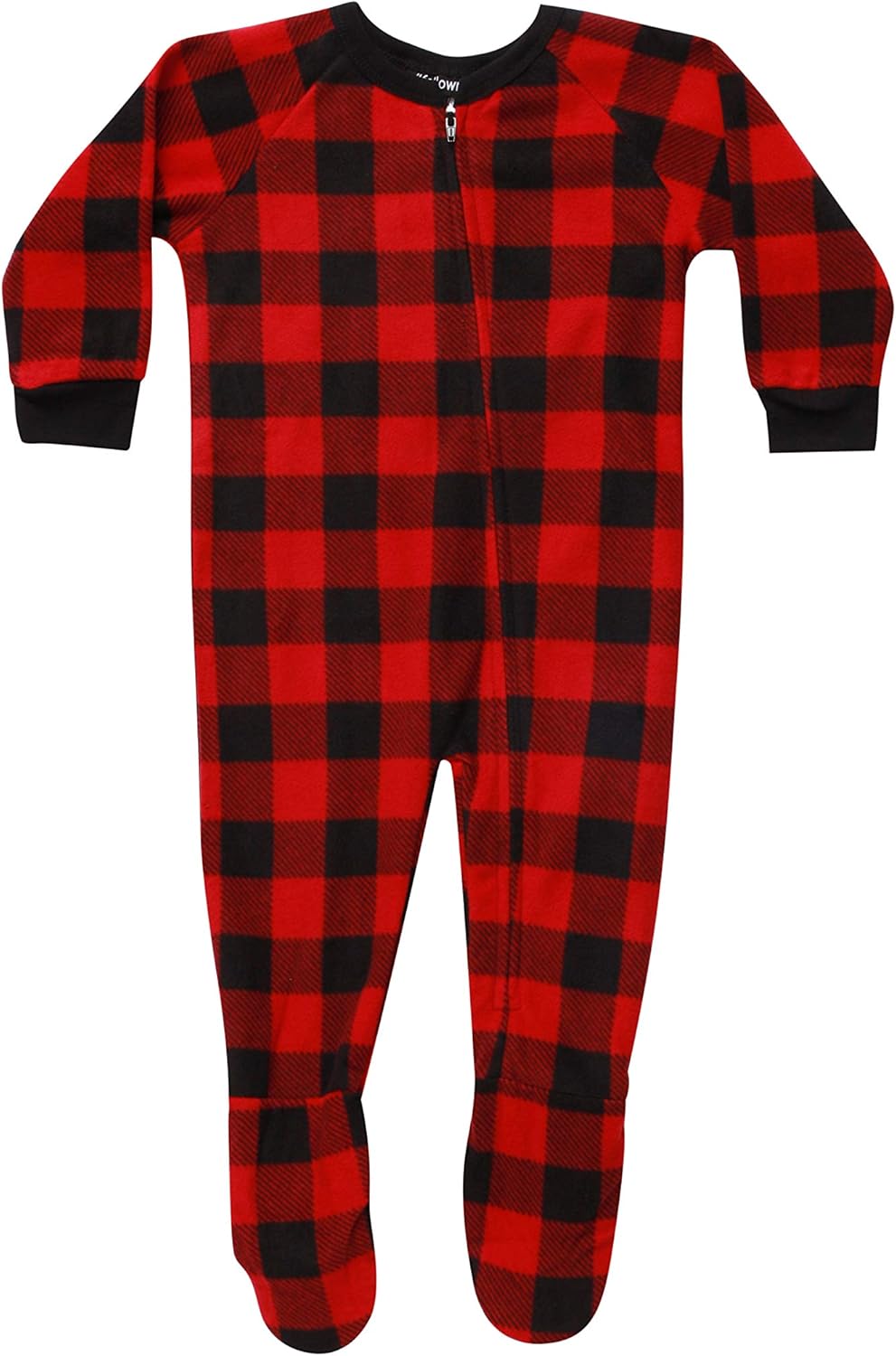 Unveil Family pajamas Buffalo plaid button front soft sleepers