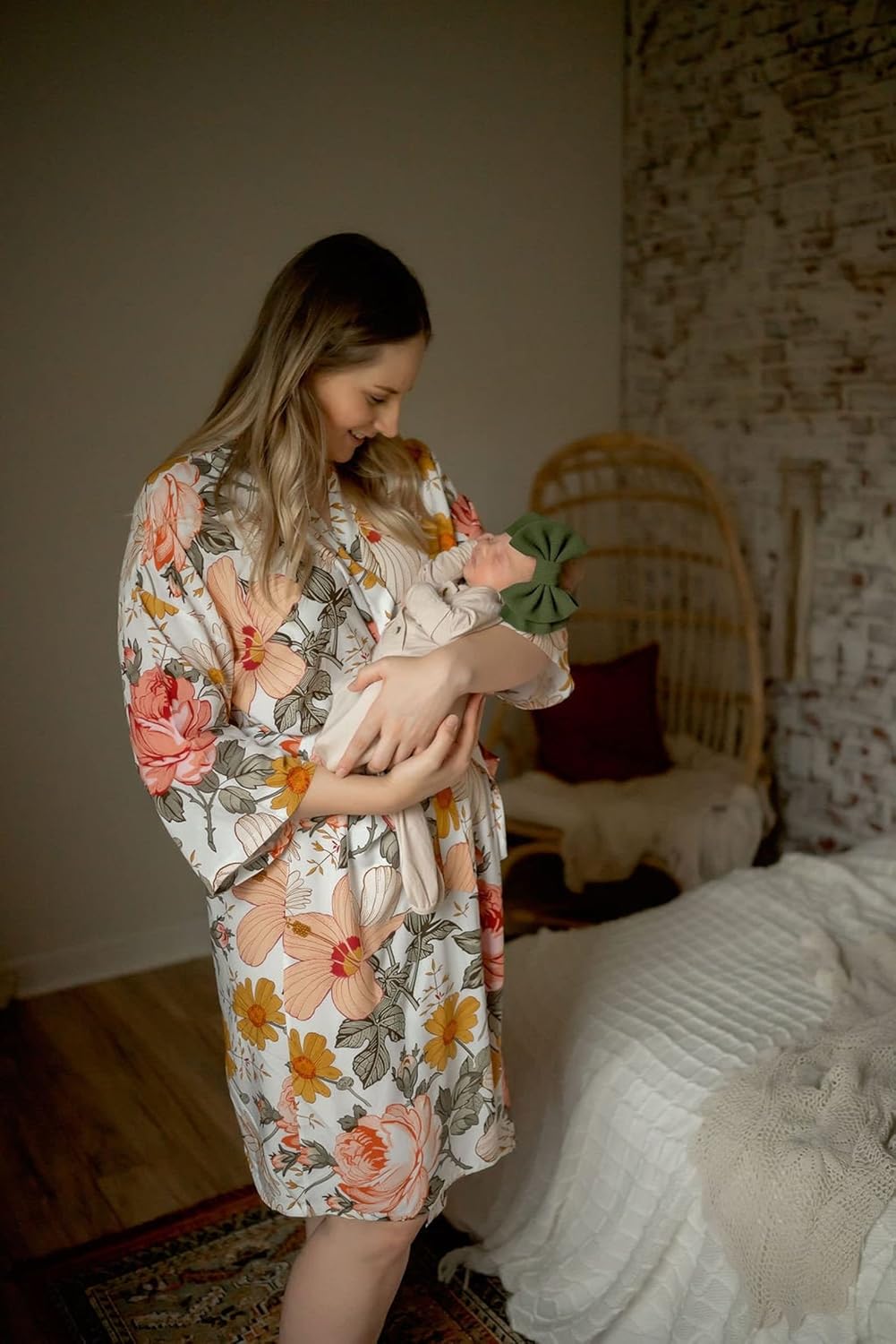 Perfect for Moms and Babies Matching Mommy Robe Baby Set