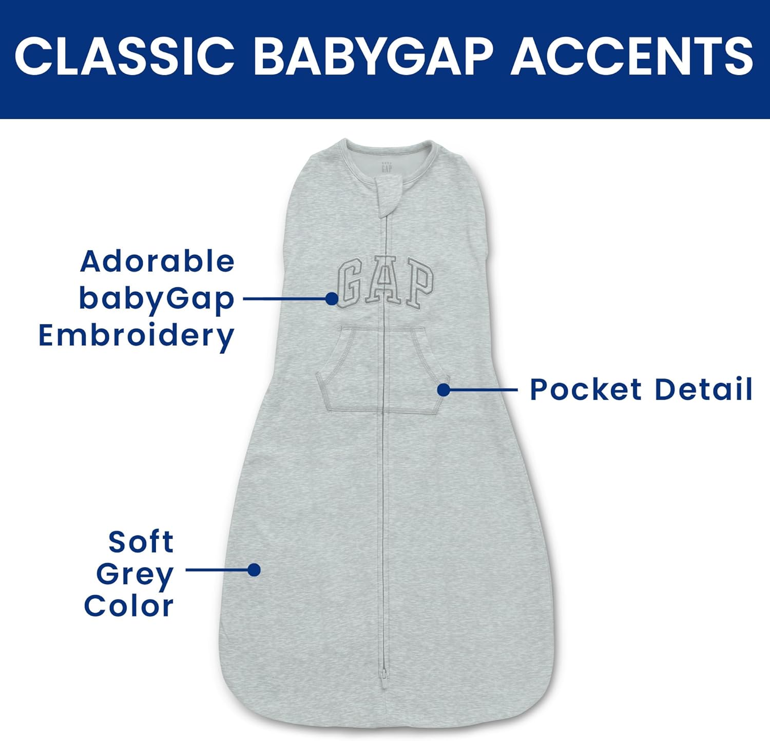 Safety Sleep Gap 100 Organic Cotton 6-12 Months