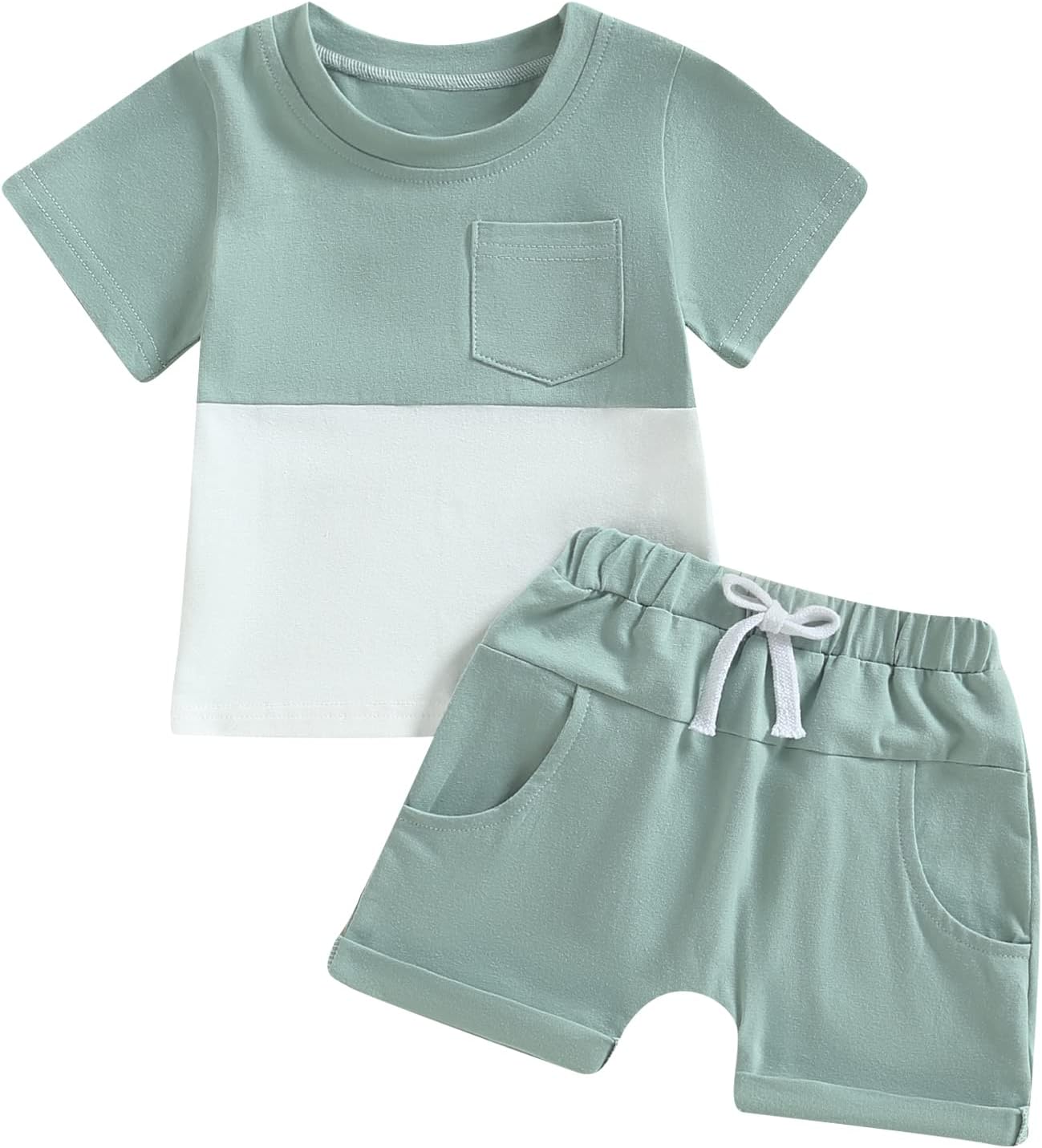 Arvbitana Summer Unisex Toddler Boy Girl Outfit Set