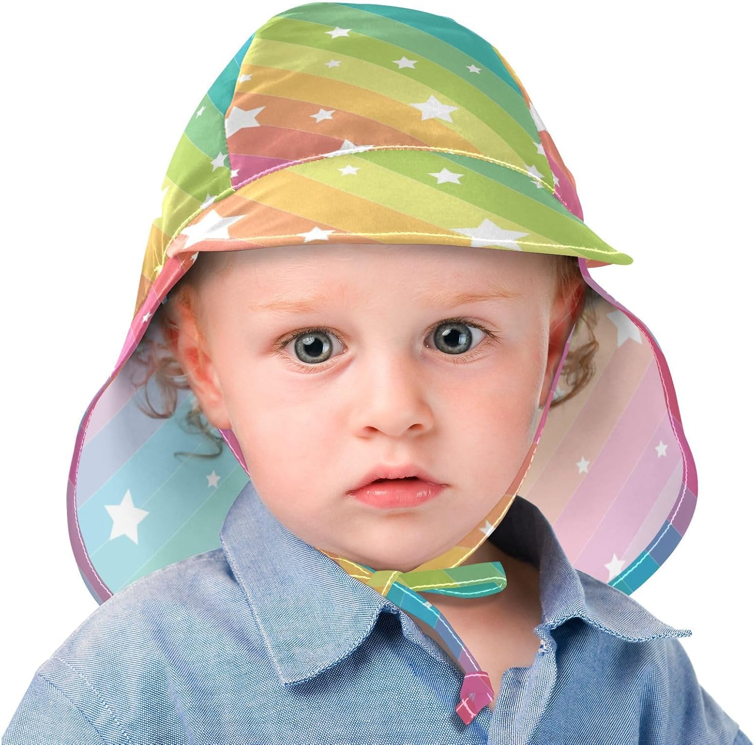 Adjustable UPF 50 Baby Beach Hat