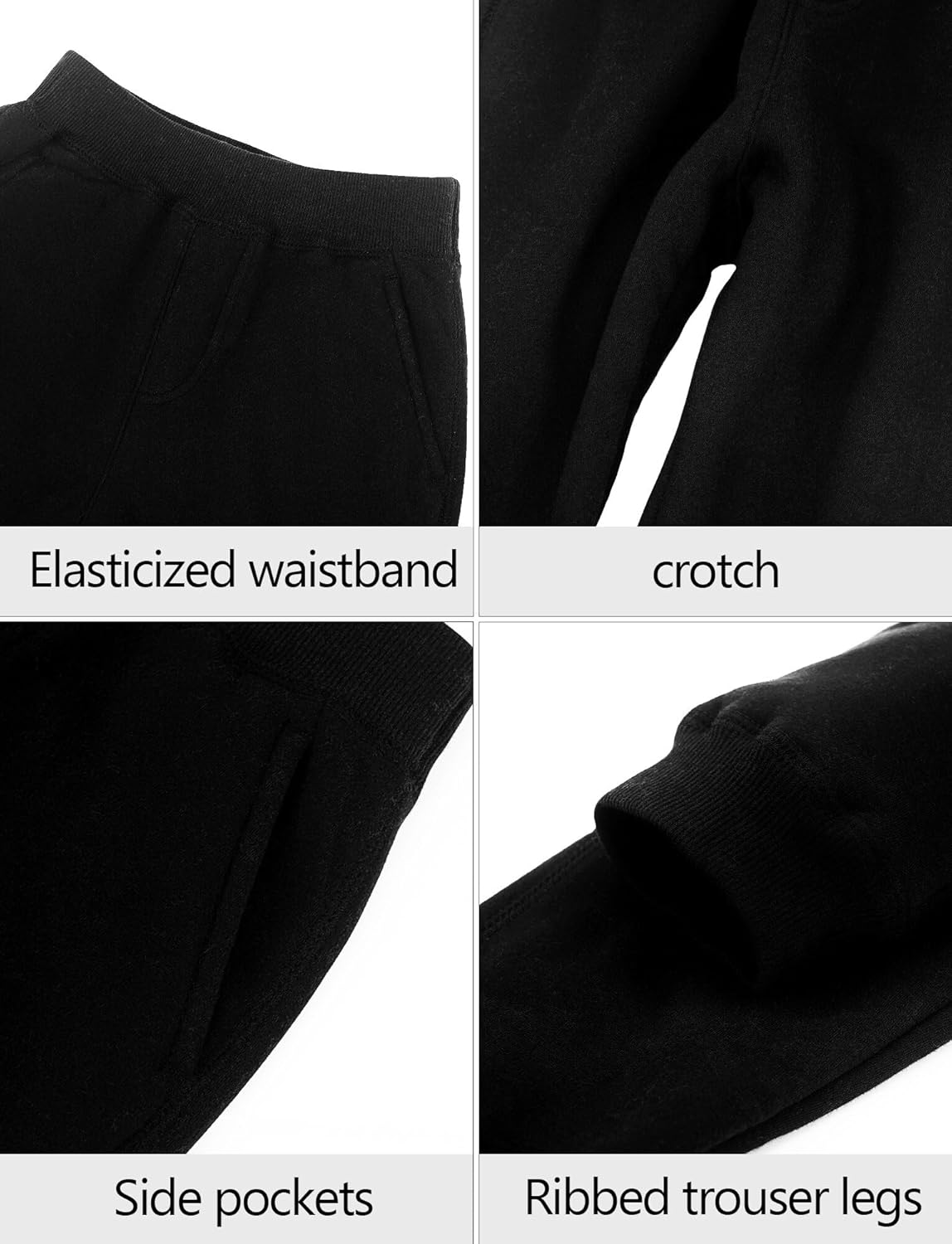 Thick and Cozy Winter Jogger Pants for Kids Unisex Sizes