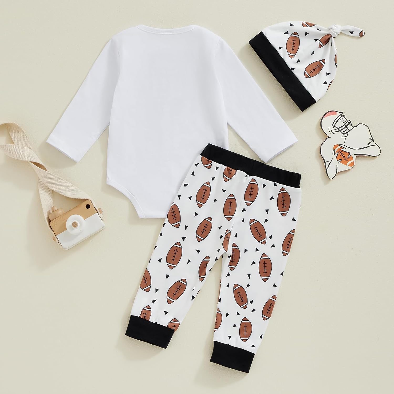Perfect Romper Sweatpants Set for Newborn Boys