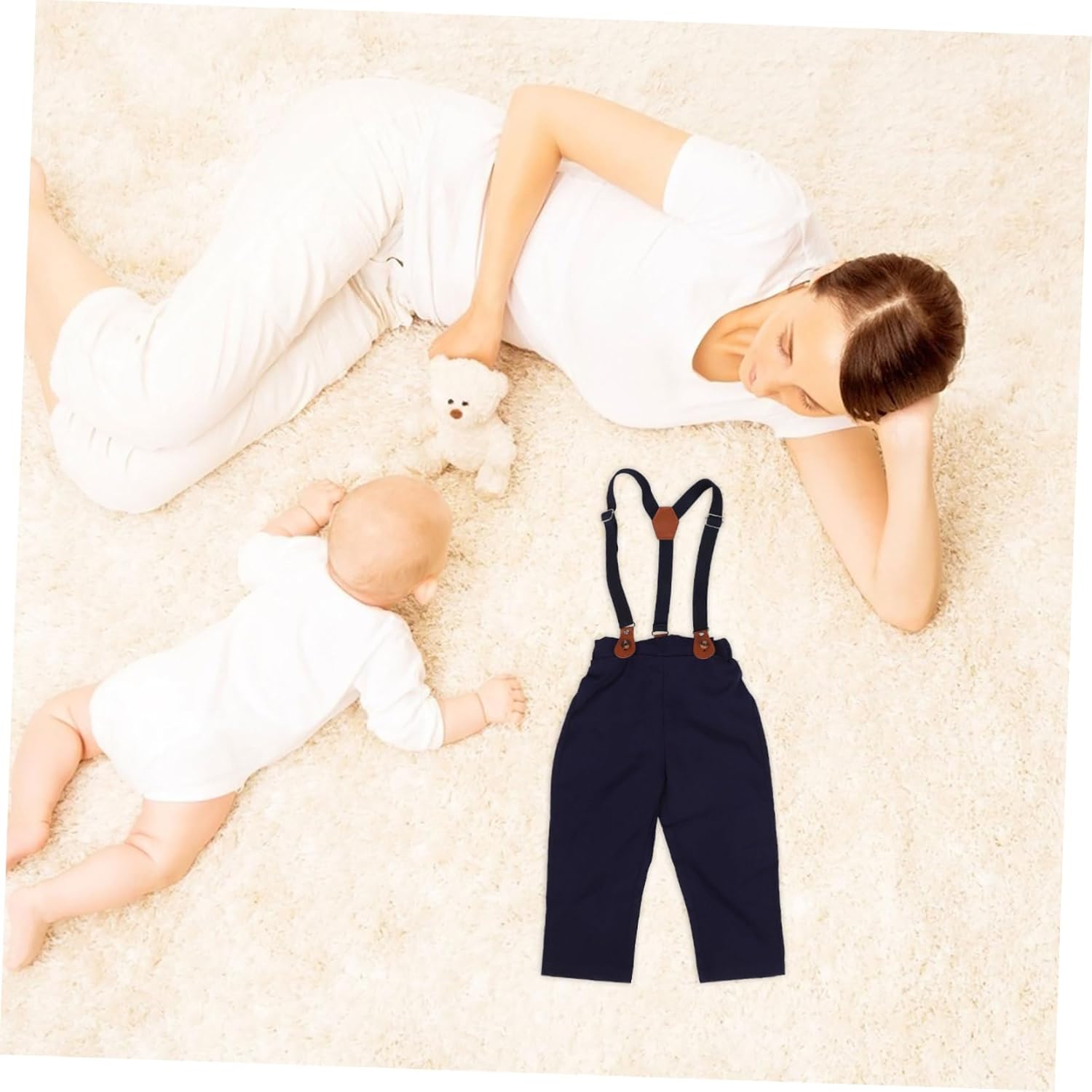 Ipetboom Boys British gentleman outfit set Comfortable shirt pants for boys