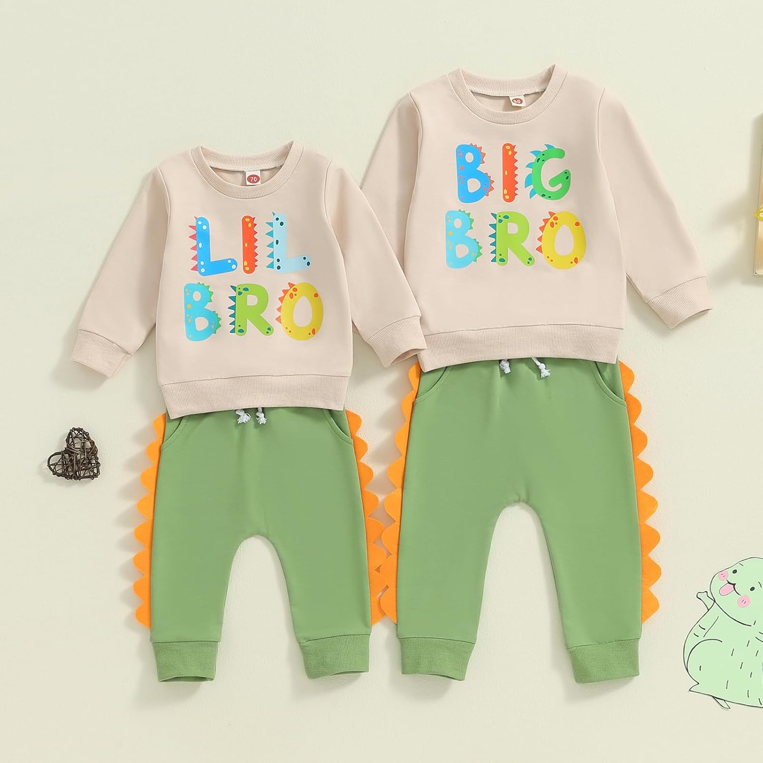 Ledy Champswiin Big Little Brother Toddler Clothes Set