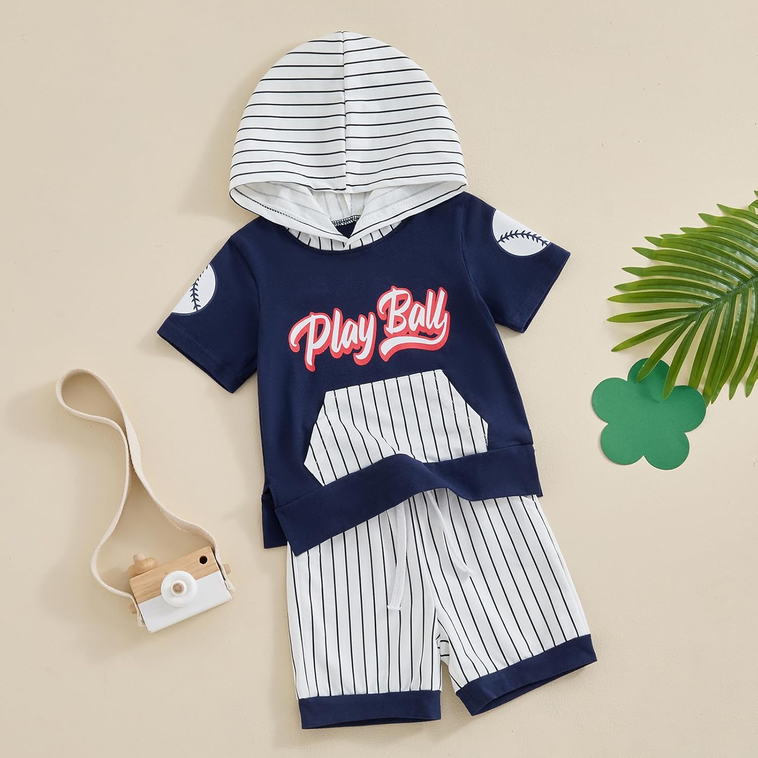 Littleamerican Flag Toddler Boy Outfit for 4th of July
