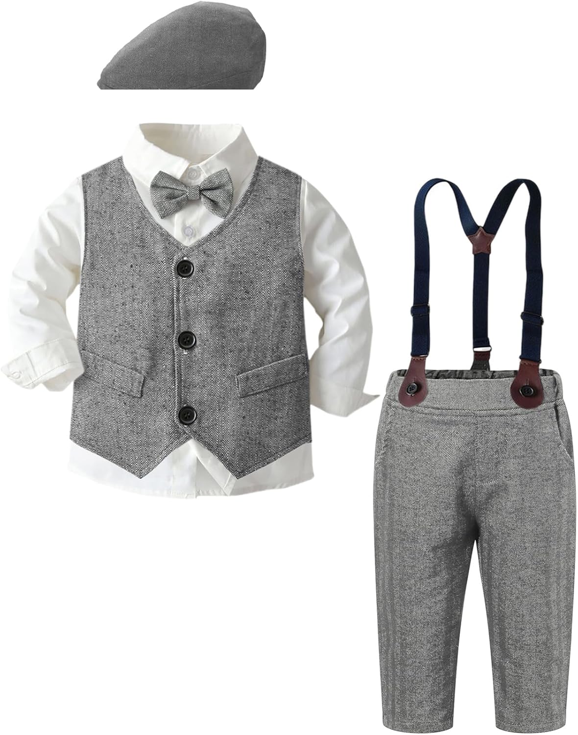 SANGTREE Boys Kids Formal Outfit - Gentlemanly Increments