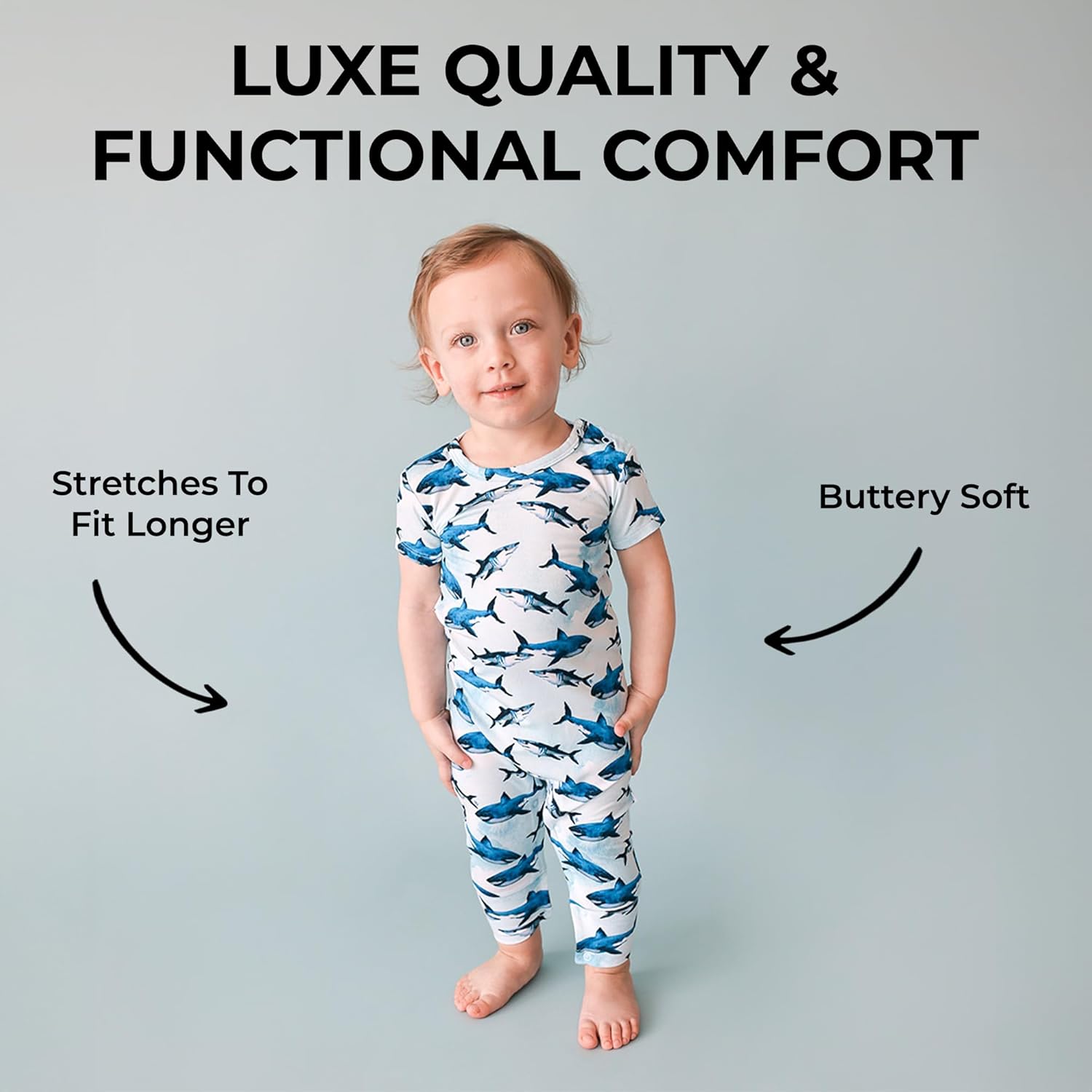 Posh Peanut Baby romper with snap closure bamboo viscose