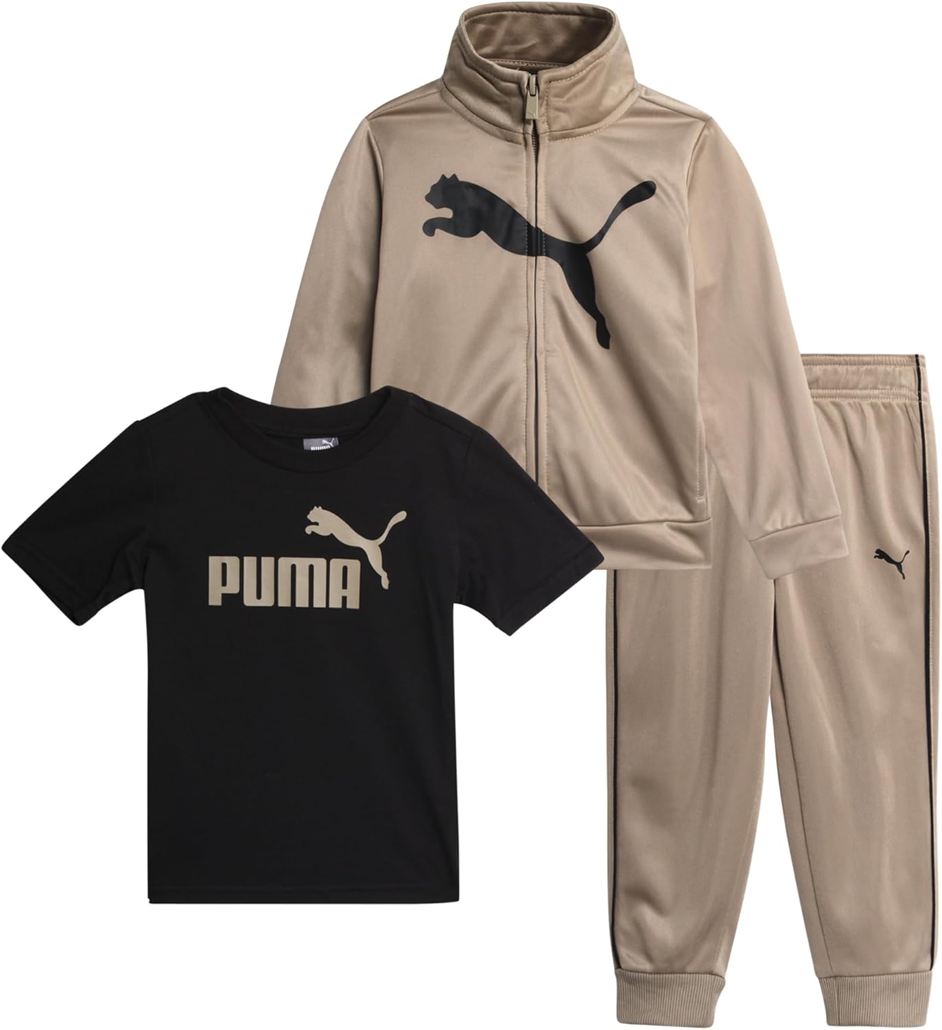 PUMA 3-Piece Toddler Boys Athletic Jogset
