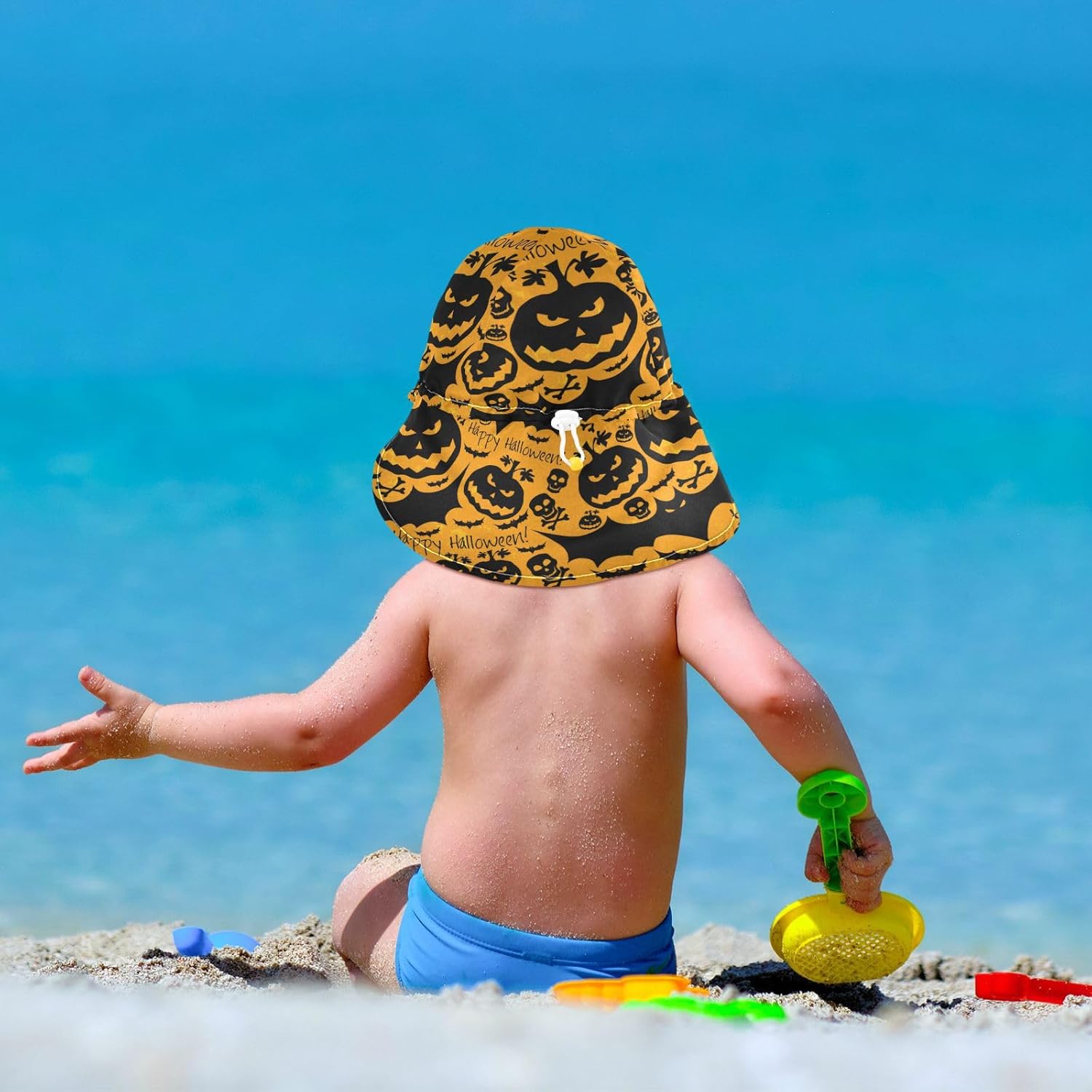 Halloween Grunge Skull Baby Boys Hats for Halloween Head Protection Required