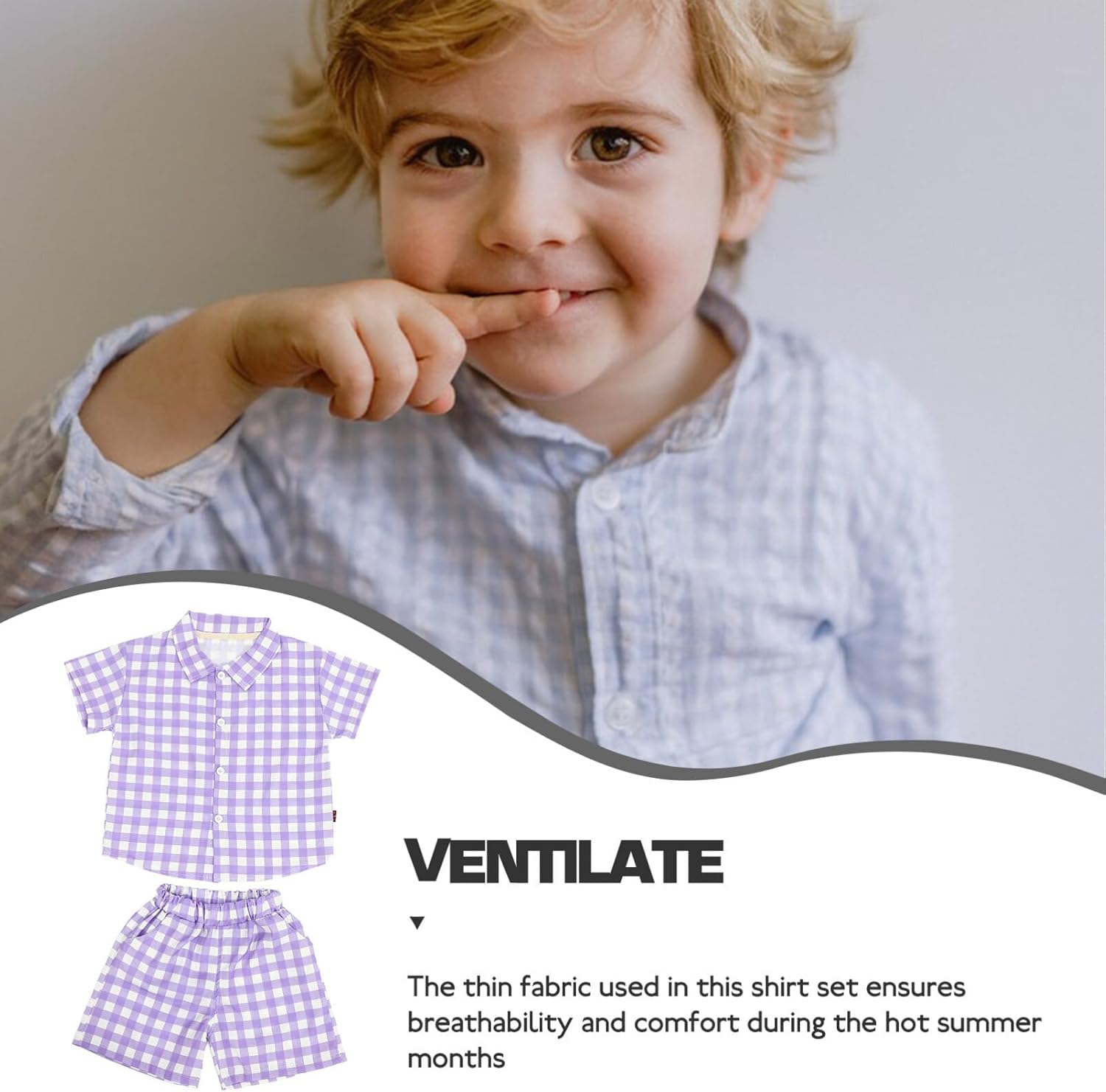 Cotton Toddler Trick Summer Outfit for Boys Girls