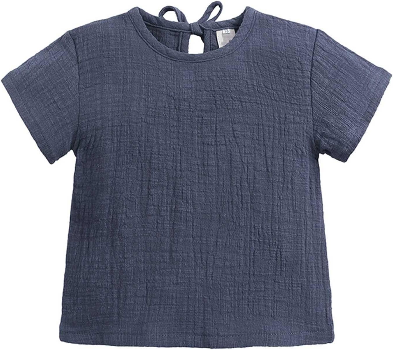 Summer Toddler Cotton Linen Clothes Kids Set with PRINTS