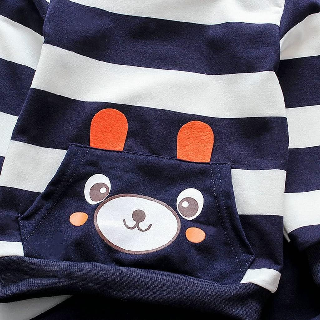 Striped Bear Pjs for Kids